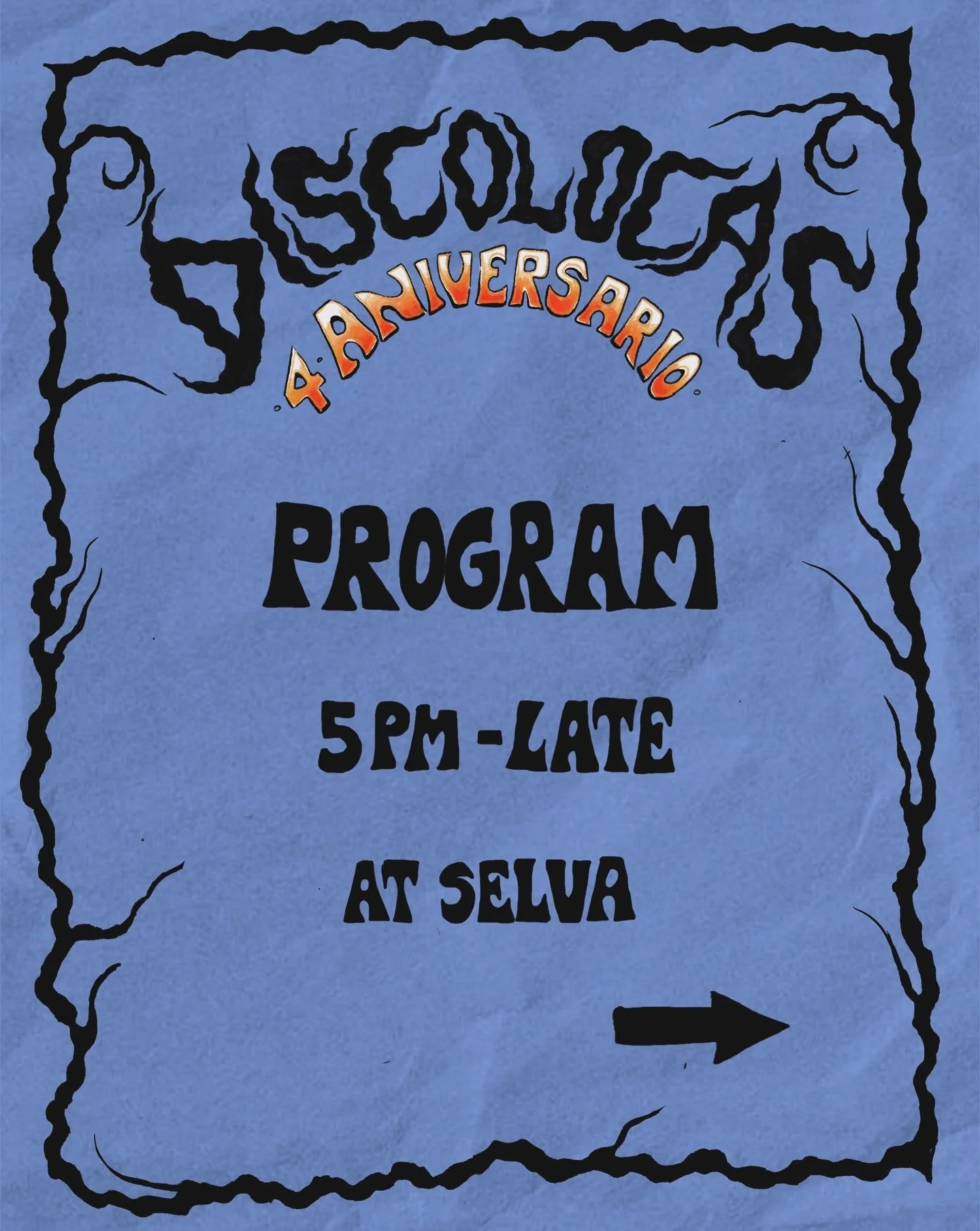 We are ready for our celebration, are you? 👀💥 This is our program, we are having a long day and night celebrating the 4th anniversary of @discolocas with the support of our friends like:

✨ One of the traditions is to have an artist or vendor at ou