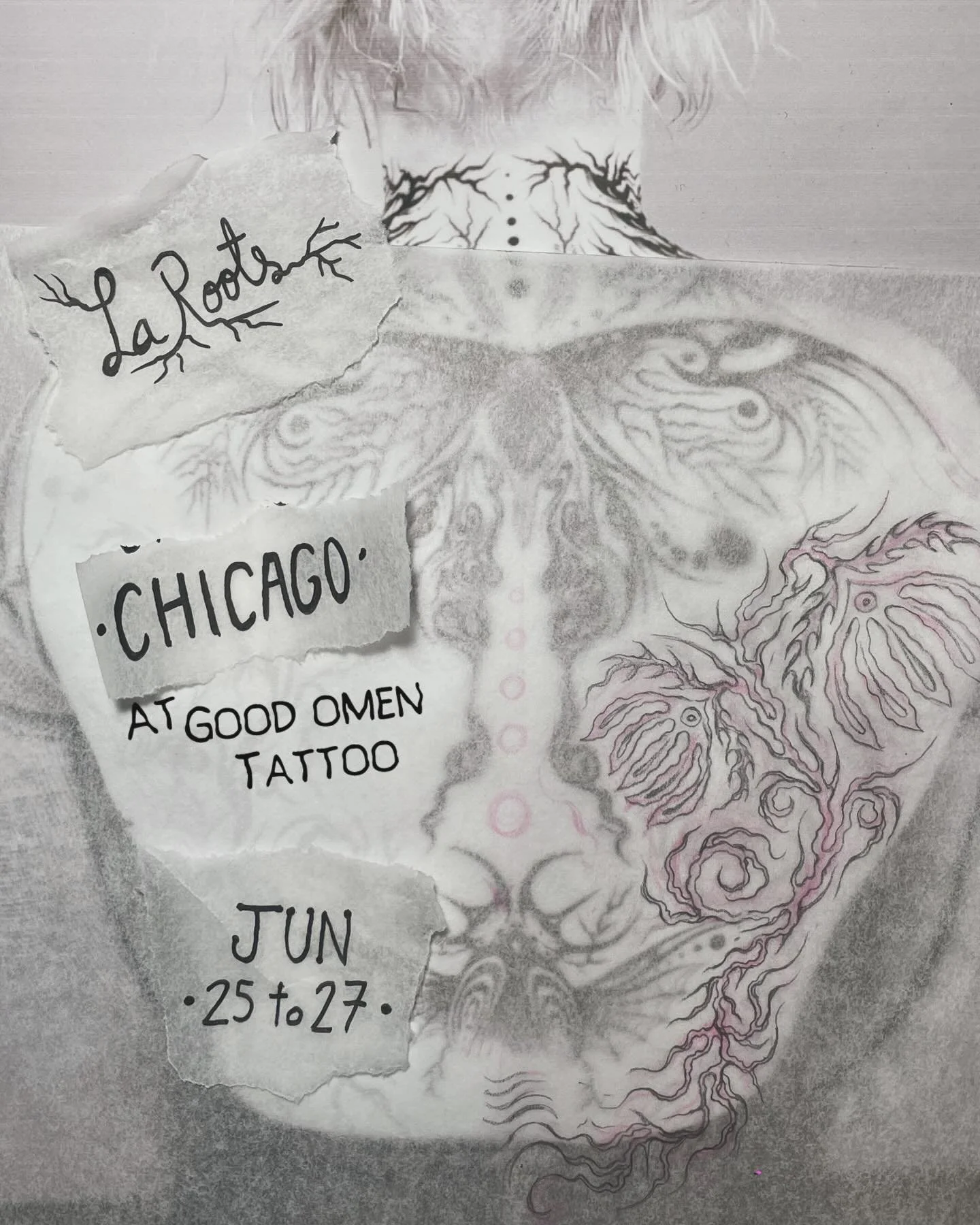 Hi Chicago! I&rsquo;m happy to be back, this time tattooing at @good.omen.tattoo ✴︎JUN 25 to 27✴︎ if you are interested in getting a tattoo by me, please DM me or check the link in my bio ✨ Custom designs or check in my highlights my flash book! 
See