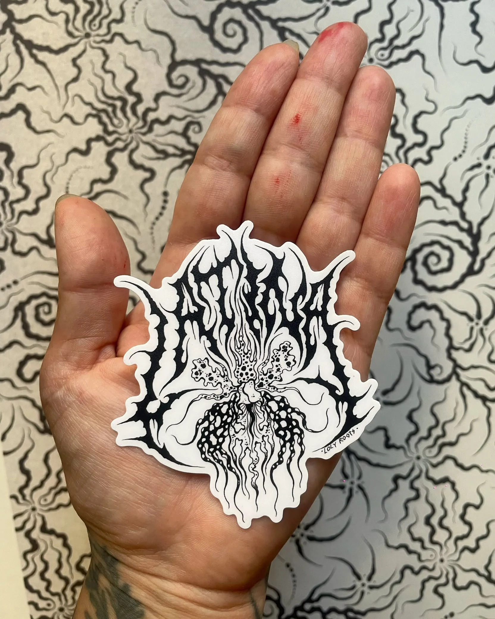 Latina Orchid Sticker