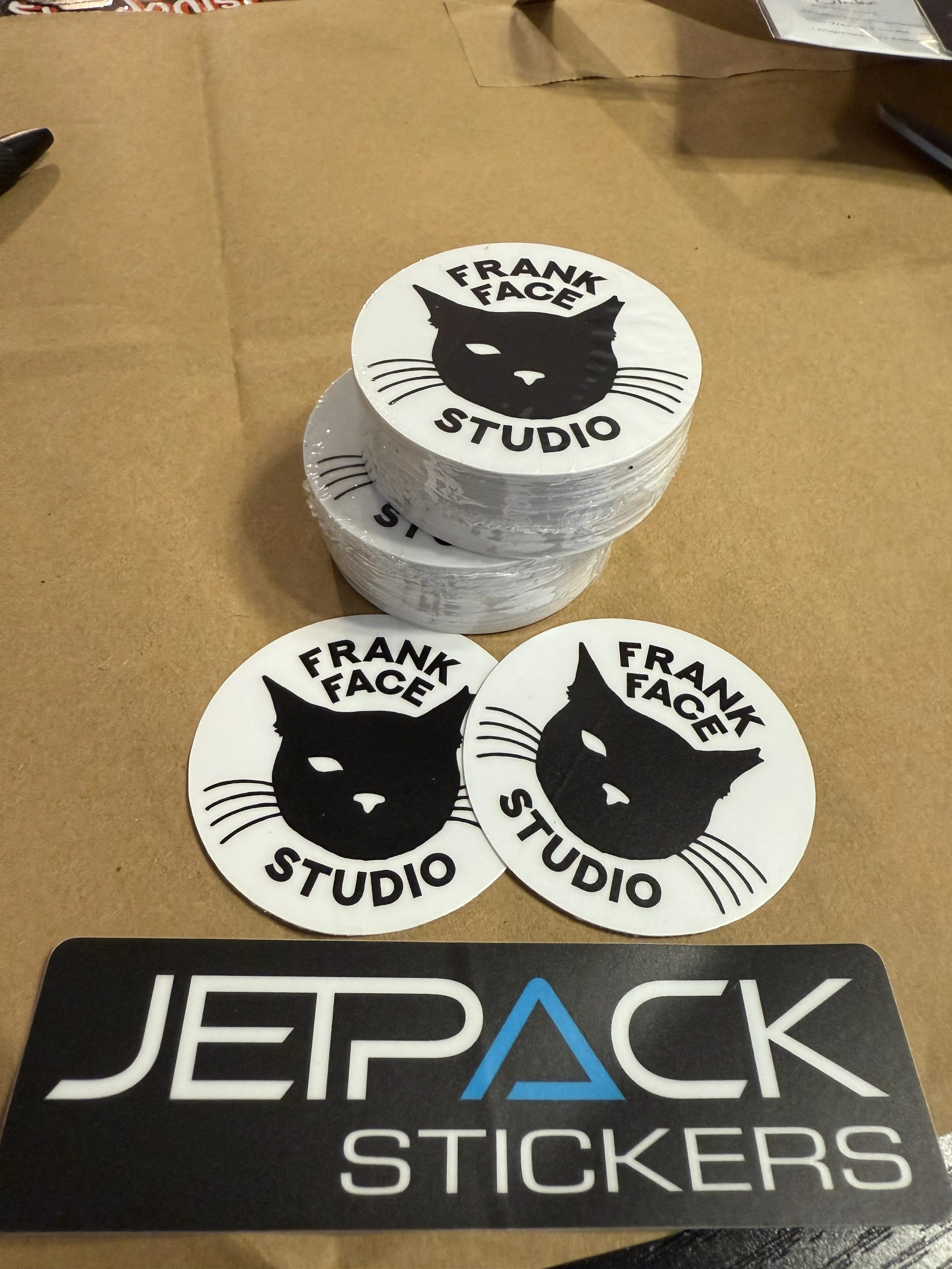 Stickers for Frank Face Studio