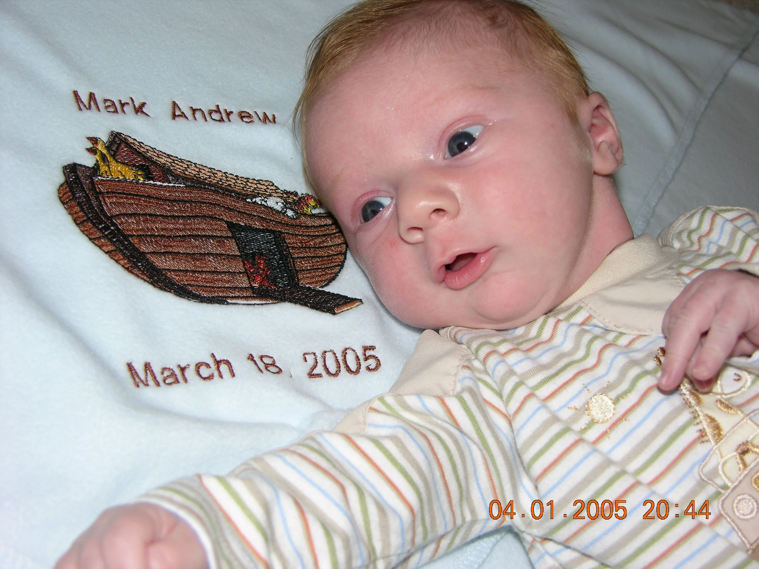 March 18, 2005: Mark Hunsley's Birth