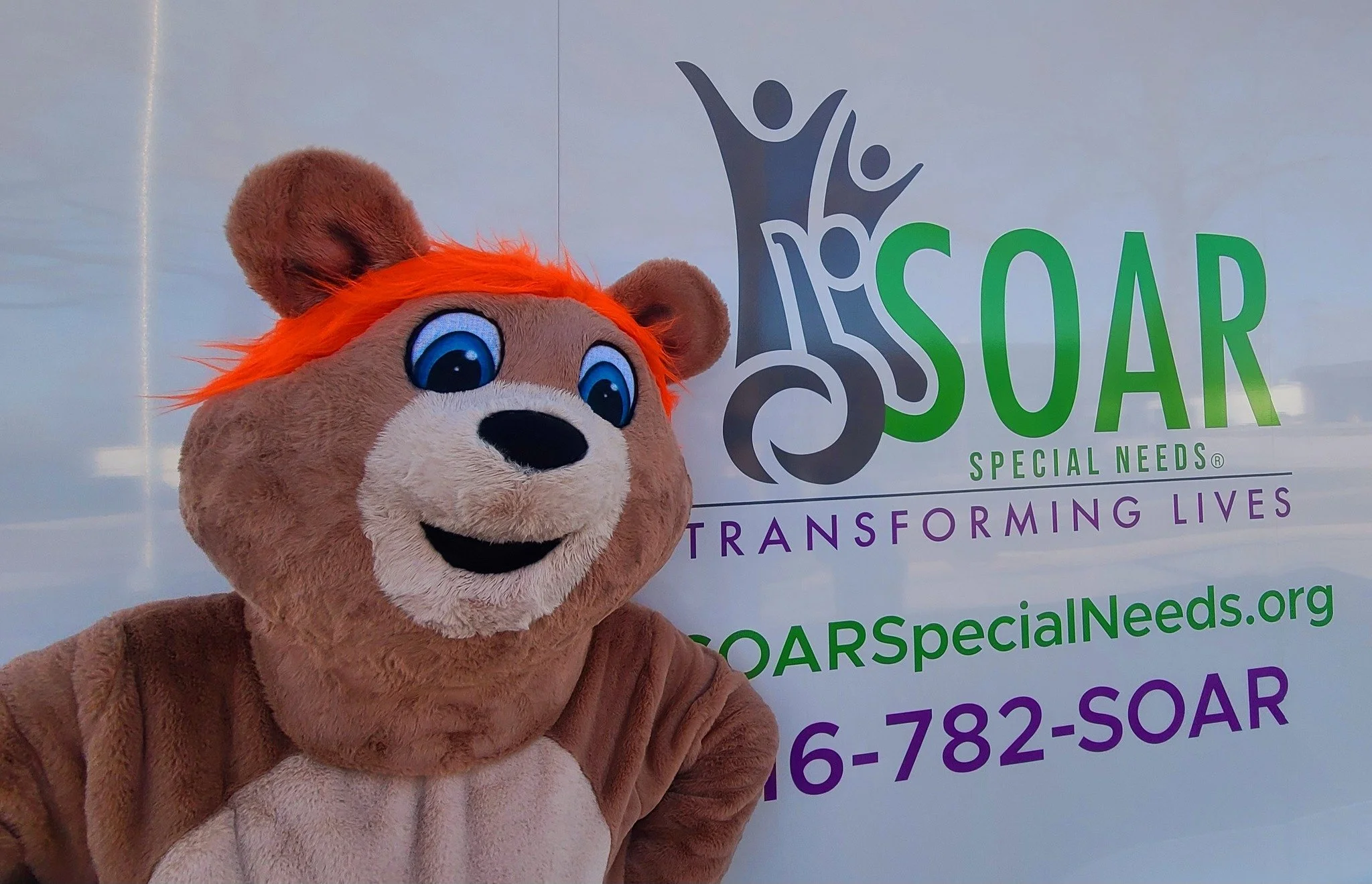February 2024: Bubba Bear Joins SOAR as Official Mascot