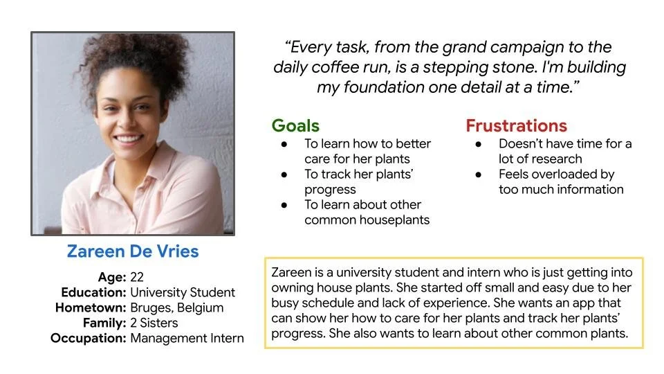 Persona Zareen De Vries