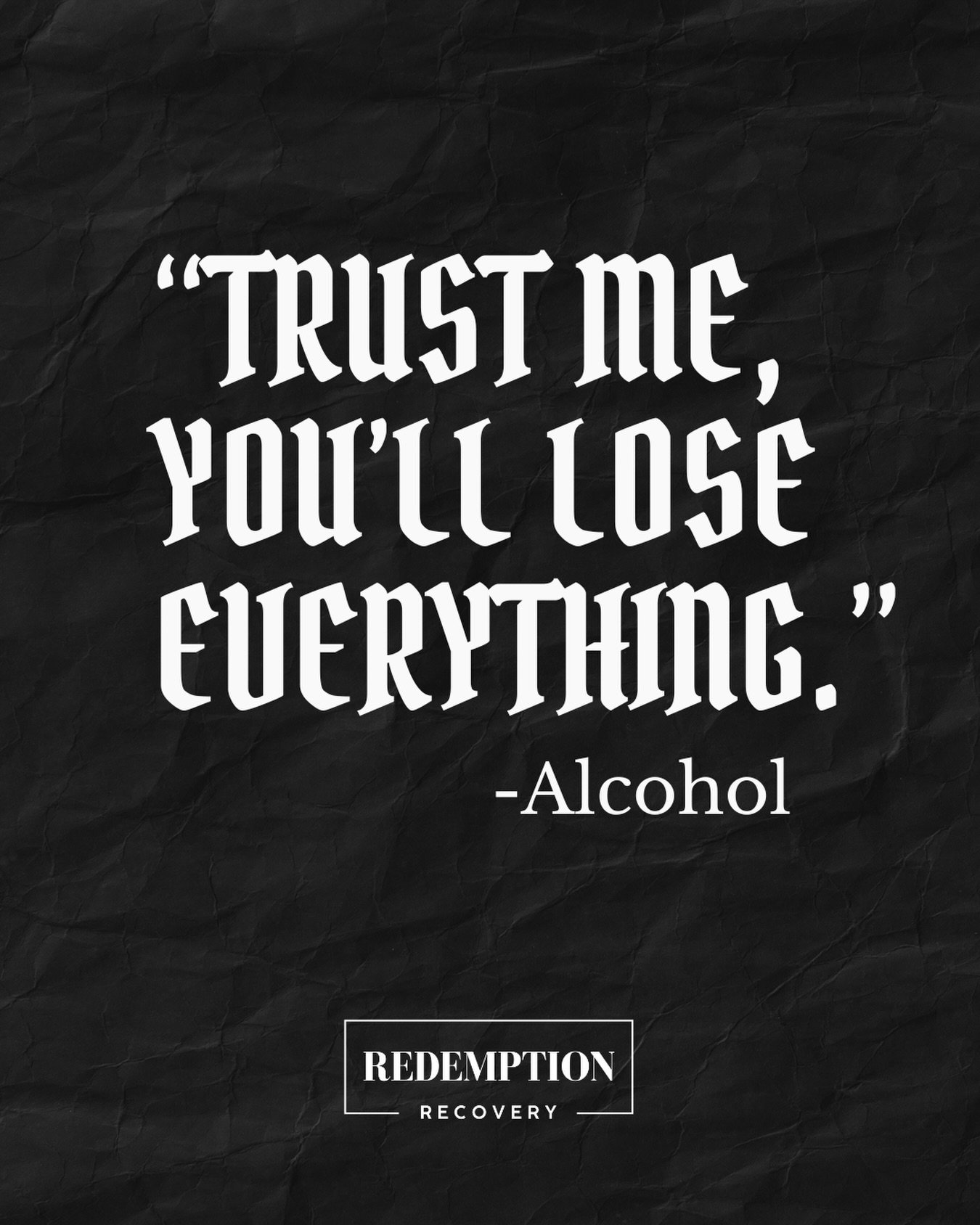 You don&rsquo;t have to lose everything to choose recovery.

You just have to be honest enough to say: I need help.

There is hope. There is support. There is a way forward.

Let Redemption Recovery help you reclaim your life. Reach out today&hellip;