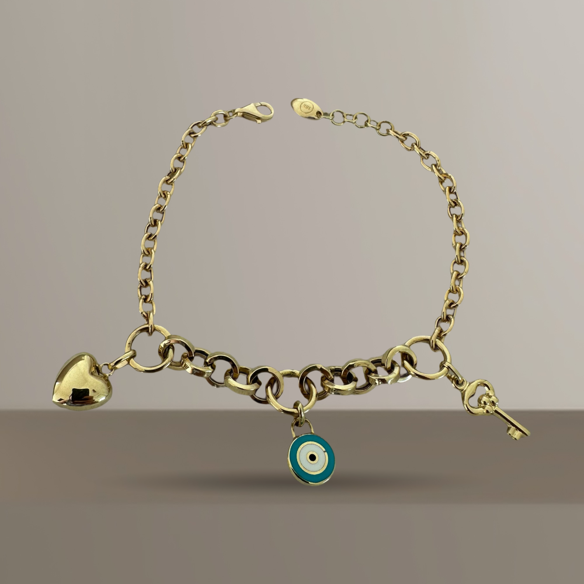 Gold Evil Eye Bracelet