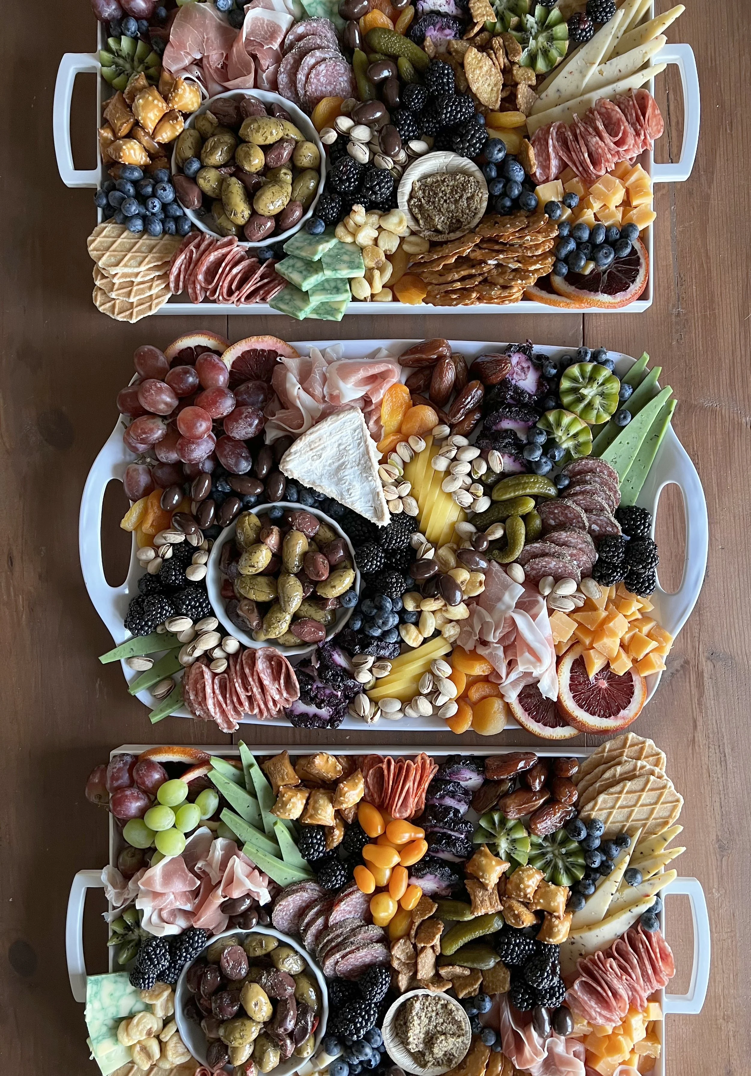 3 Large Platters