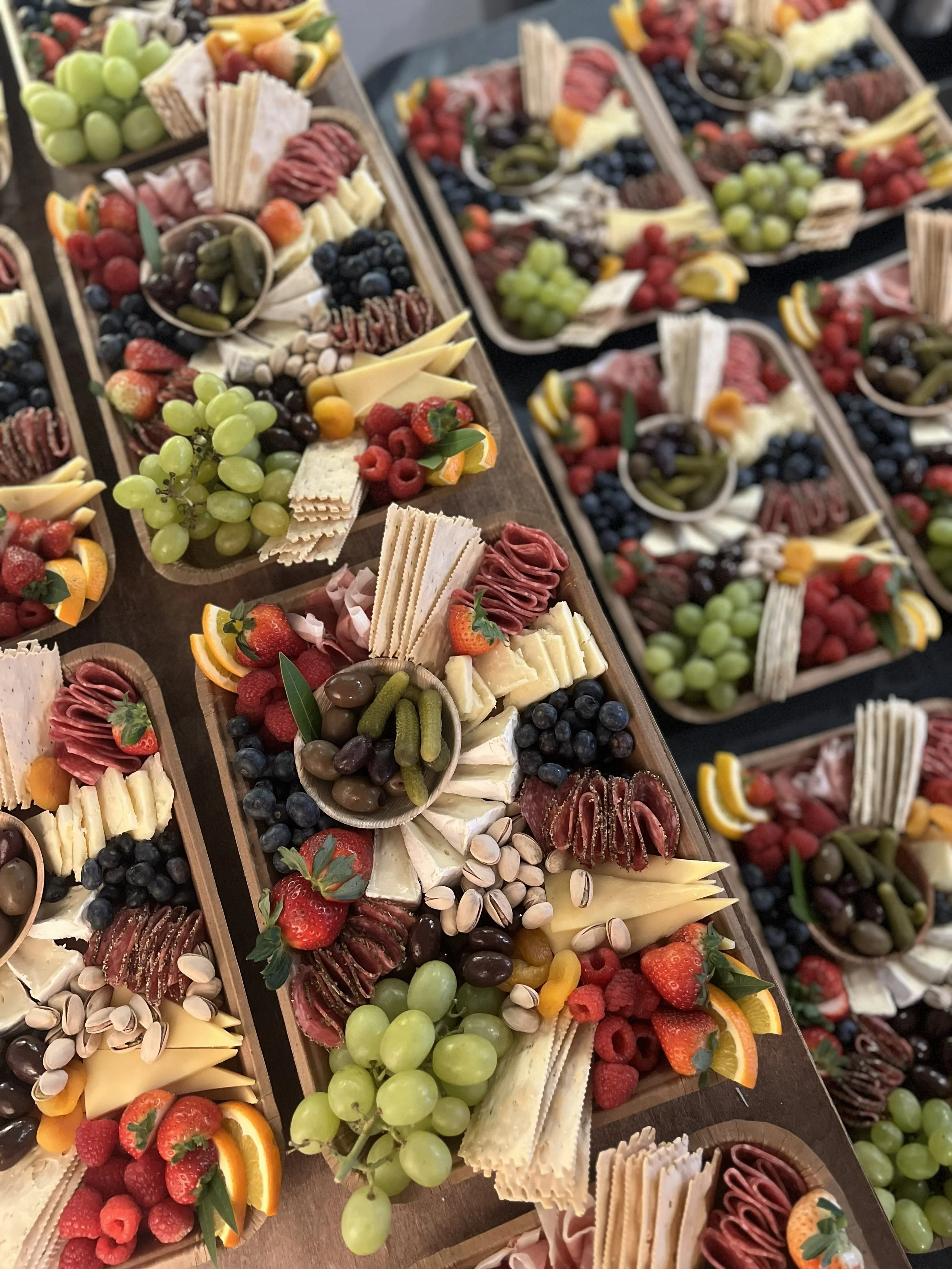 Many Small Platters for corporate thank you gifts