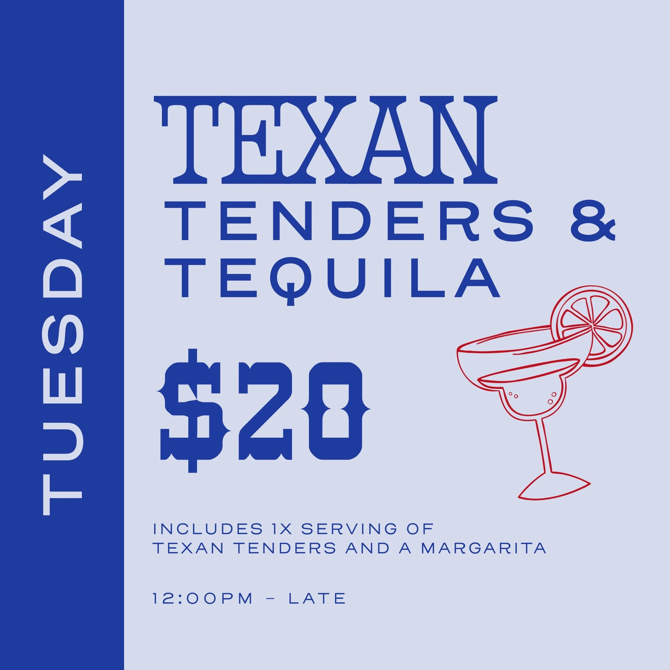 Jolene Bar Texan Tenders & Tequila Tuesdays
