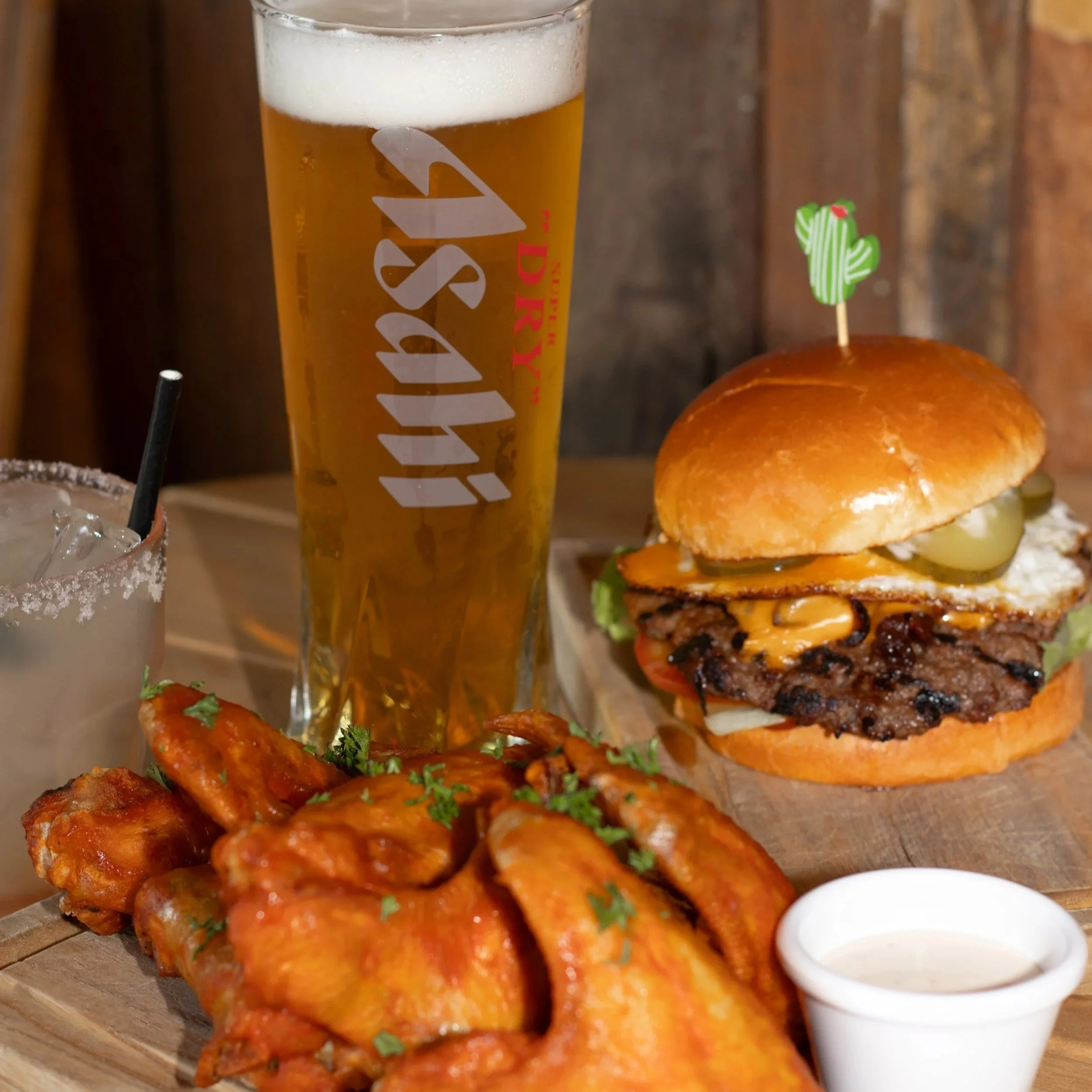 Jolene Burger & Buttermilk Wings