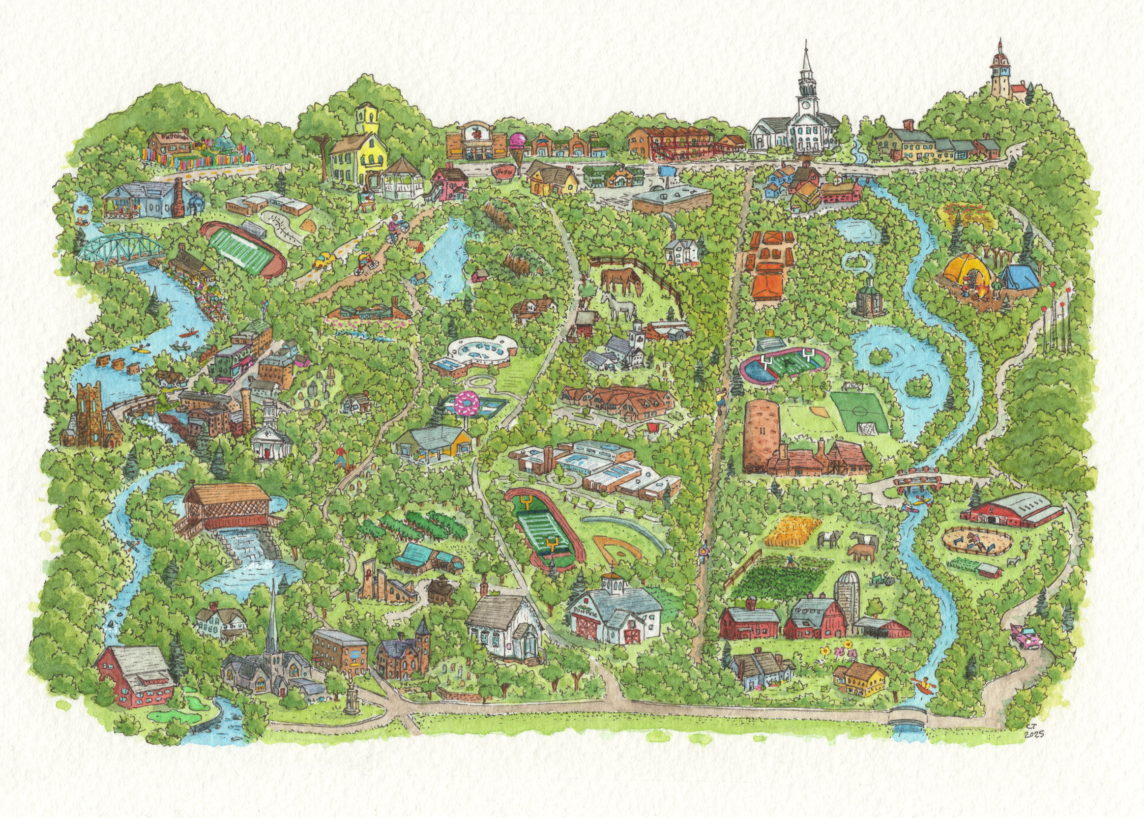 Avon Town Map
