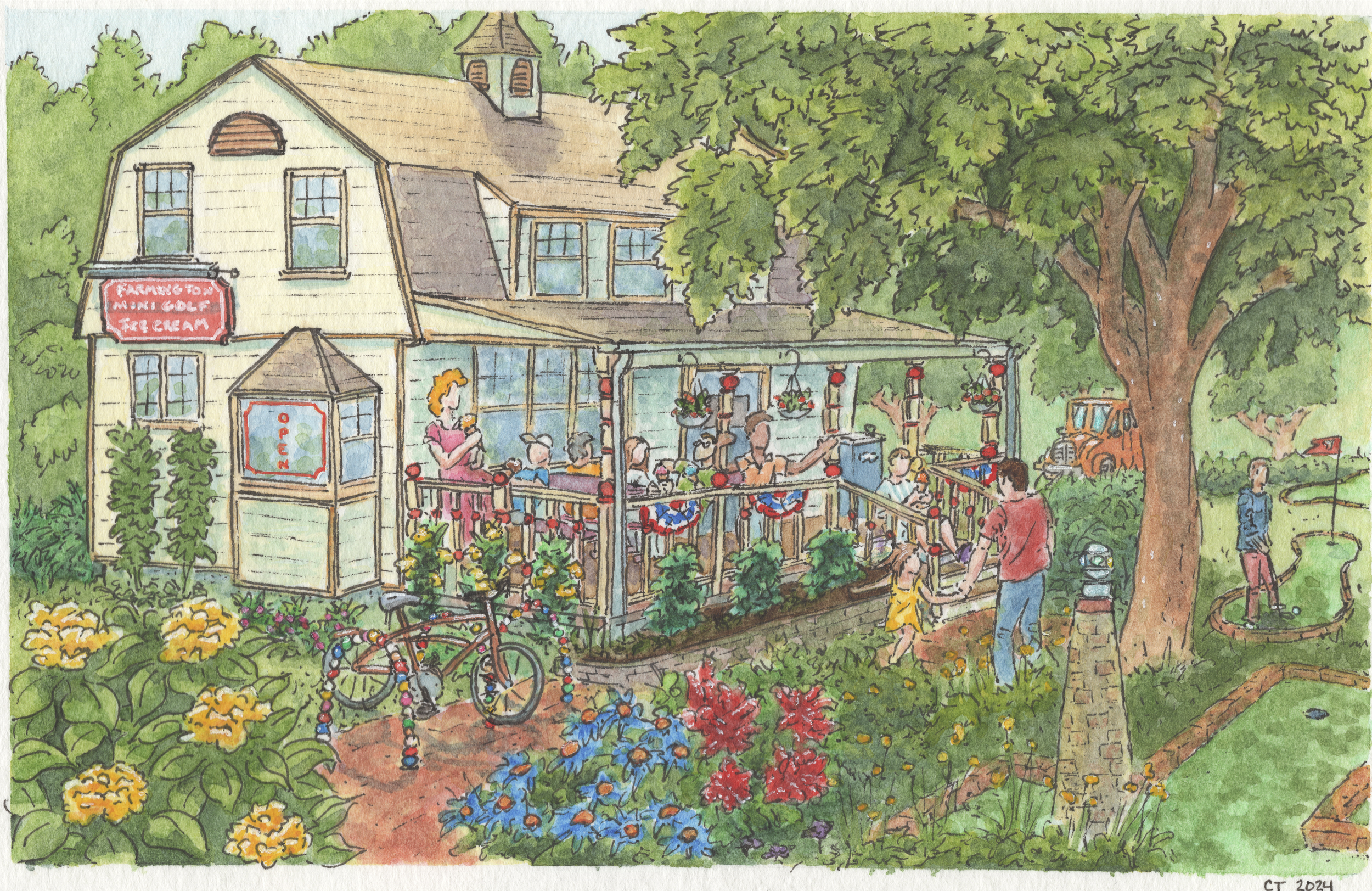 Farmington Minigolf (Print, 5"x7", with 8"x10" matte)