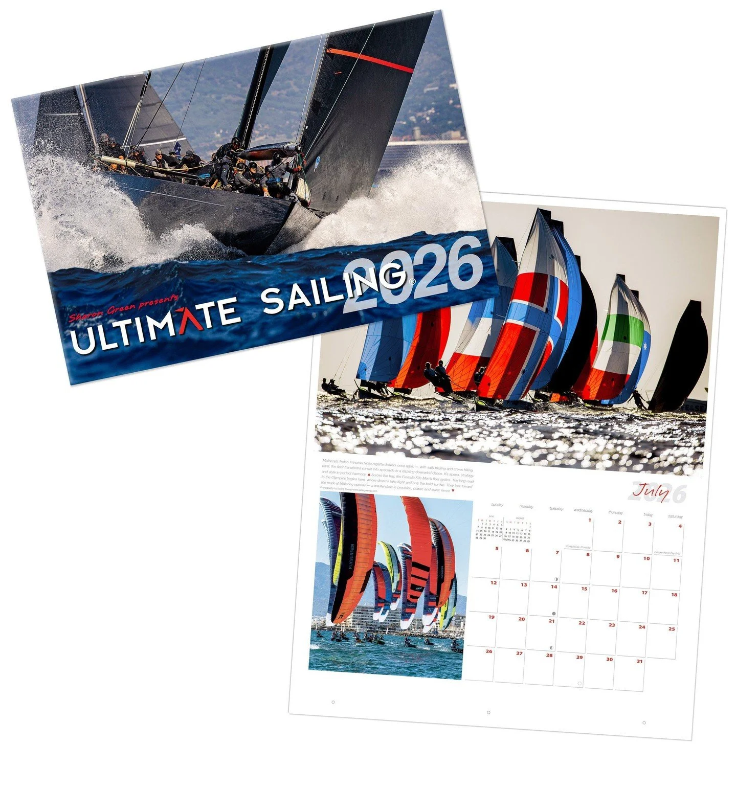 📆 The 2026 calendar is hot off the press and ready to be wrapped! 

Take an adventure with the Ultimate Sailing team as we head around the world to
🌎📍San Francisco ➡️📍Barcelona ➡️📍Caribbean ➡️📍Corsica

📷 Every image captures the power, passion