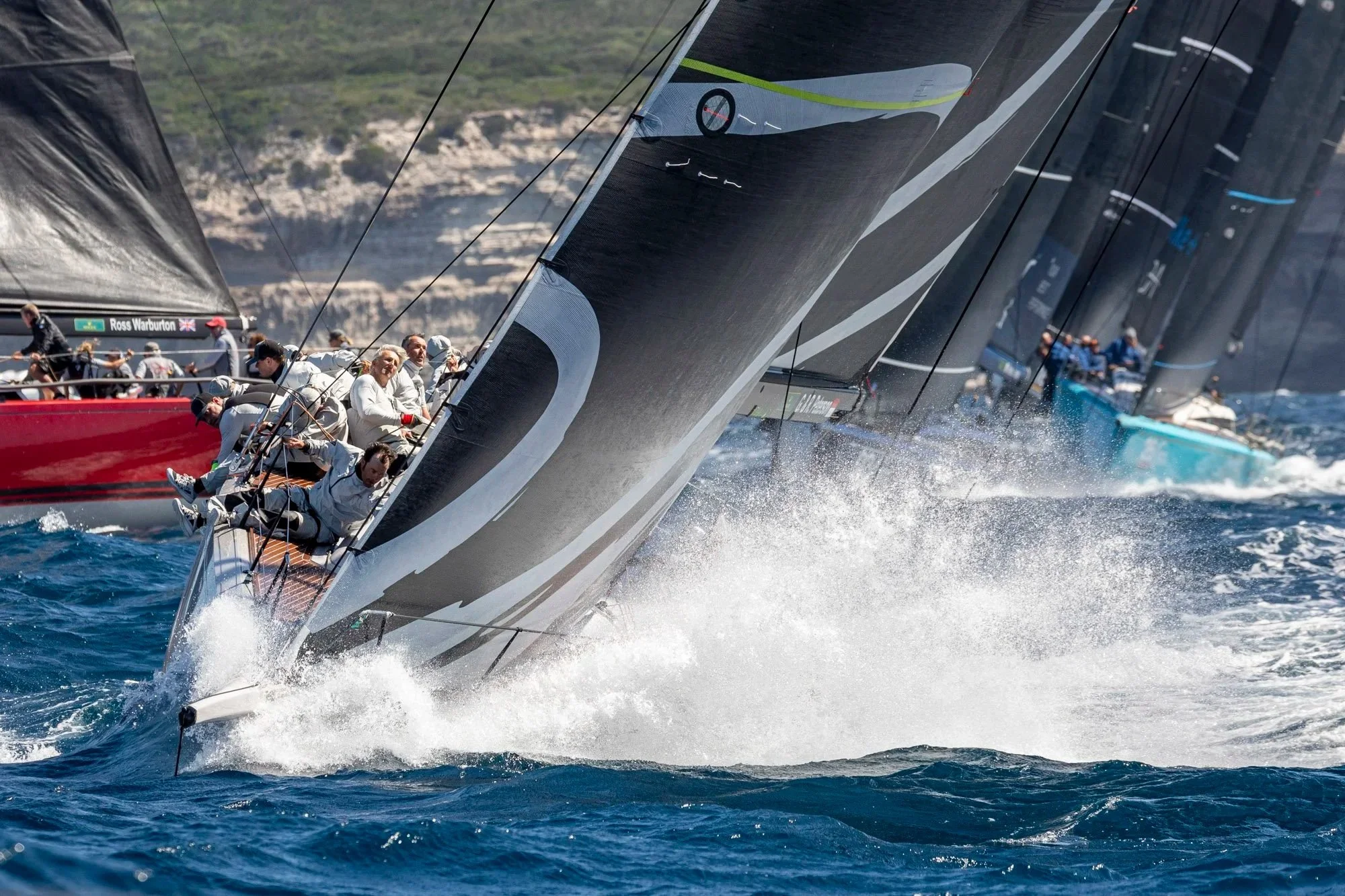 At the Edge of Control: Swan Racing in the Bonifacio Channel