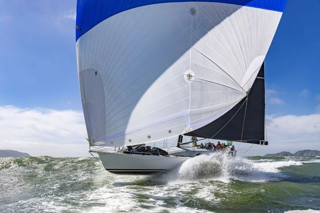 Turning the page on February and onward into March ☘️ 

If you're looking at the 2026 Ultimate Sailing Calendar it's these two shots from Rolex Big Boat Series out in San Francisco. Nothing delivers fresh to frightening conditions like the Bay. Big w