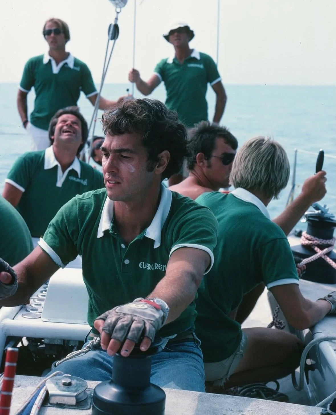 Film photography aboard EVERGREEN. 1978 Canada&rsquo;s Cup 🇨🇦 ⛵️ 

The vibes, the green, the film, take me back! 📸