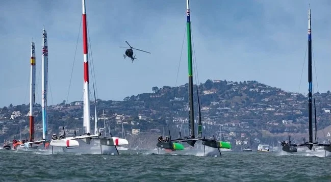 Flying high at the SailGP event back in 2022. These boats were out defying gravity foiling around San Francisco in the Grand Final of Season 2! It was Australia who walked with the 🏆 that day 👏.