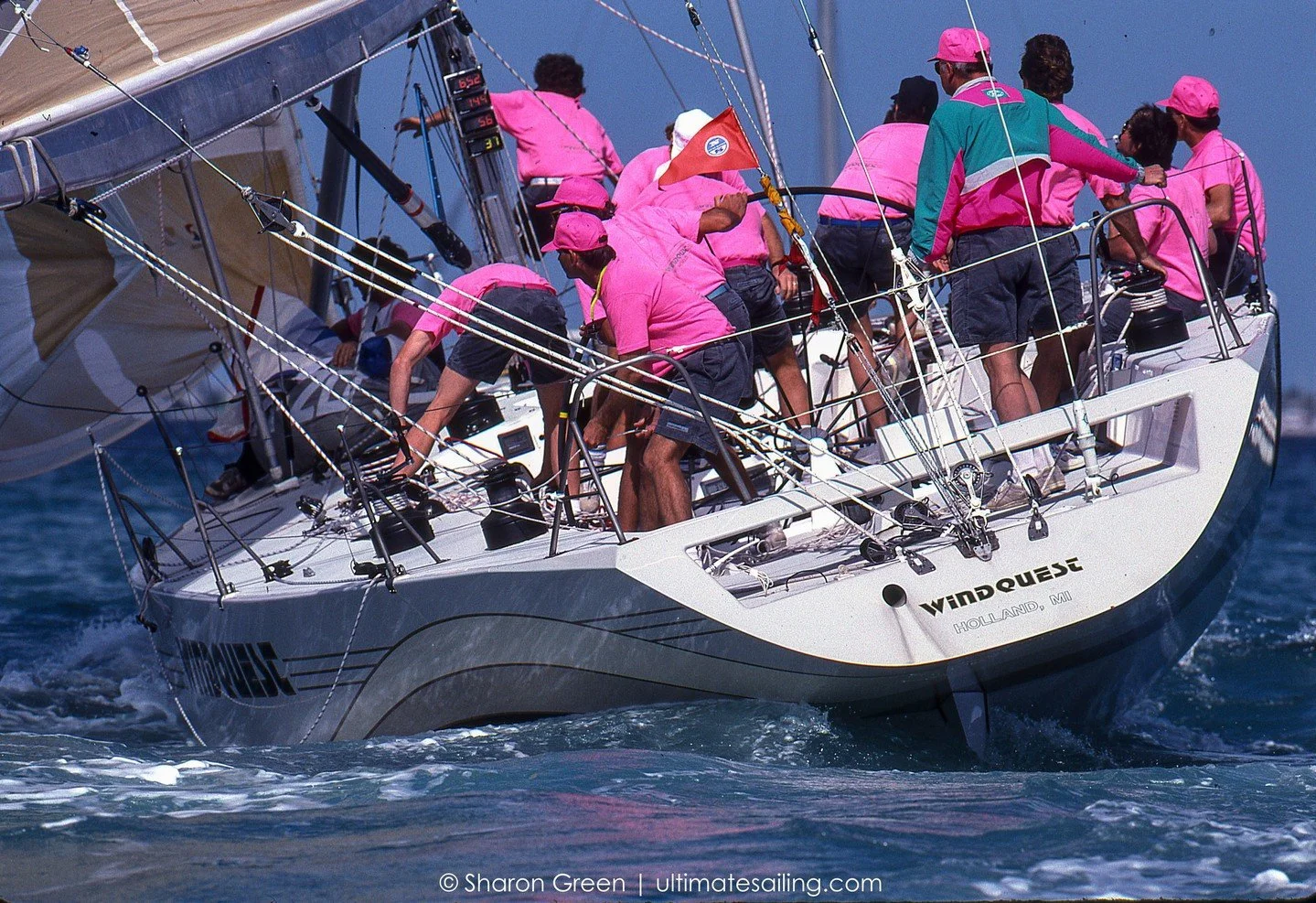 A throwback Transom Tuesday appreciation post! Does anyone recognize any of these rear ends from the 1990 Audi Yachting Race Week? ⛵