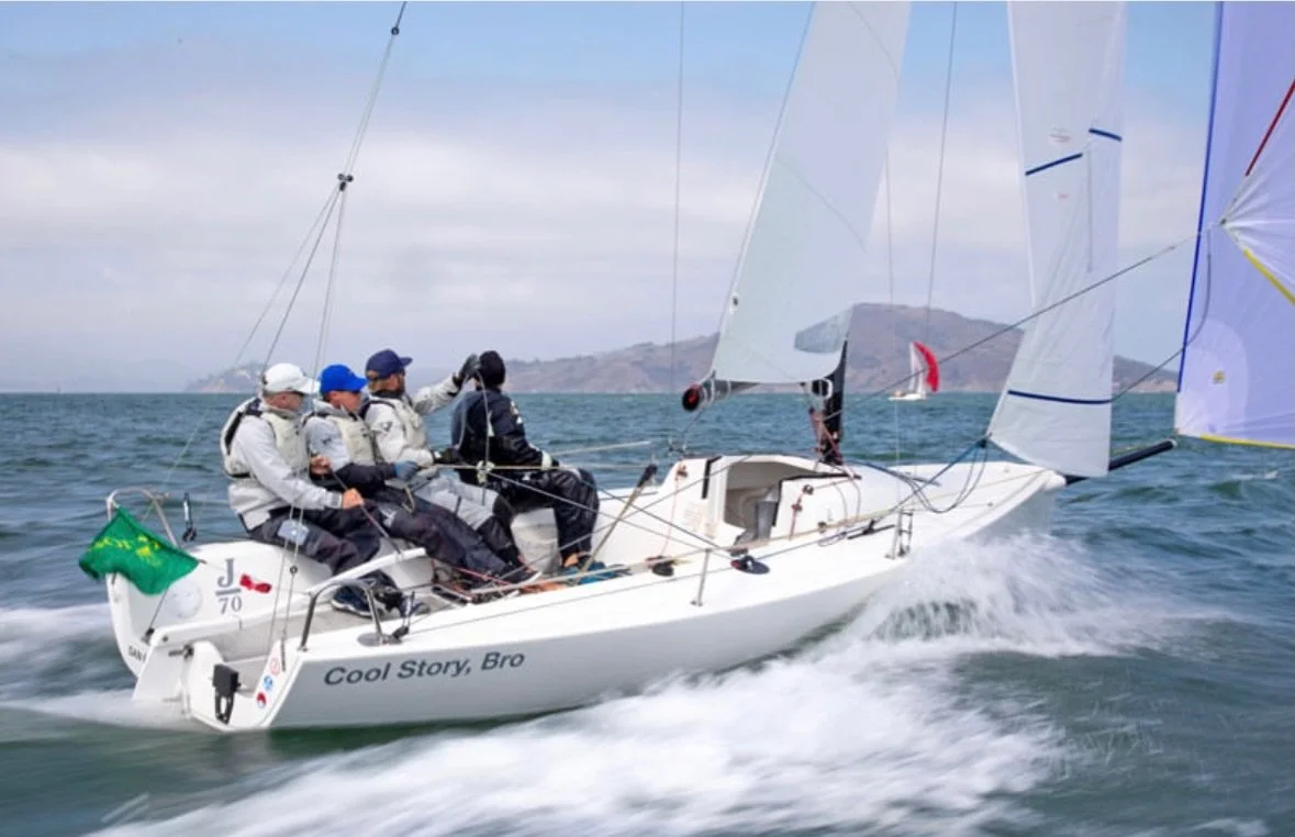 Cool Story Bro ⛵️ 

Out @stfyc making waves in the bay. John Brigden and his crew won the J/70 division at the Rolex Big Boat Series in 2019 and 2021.