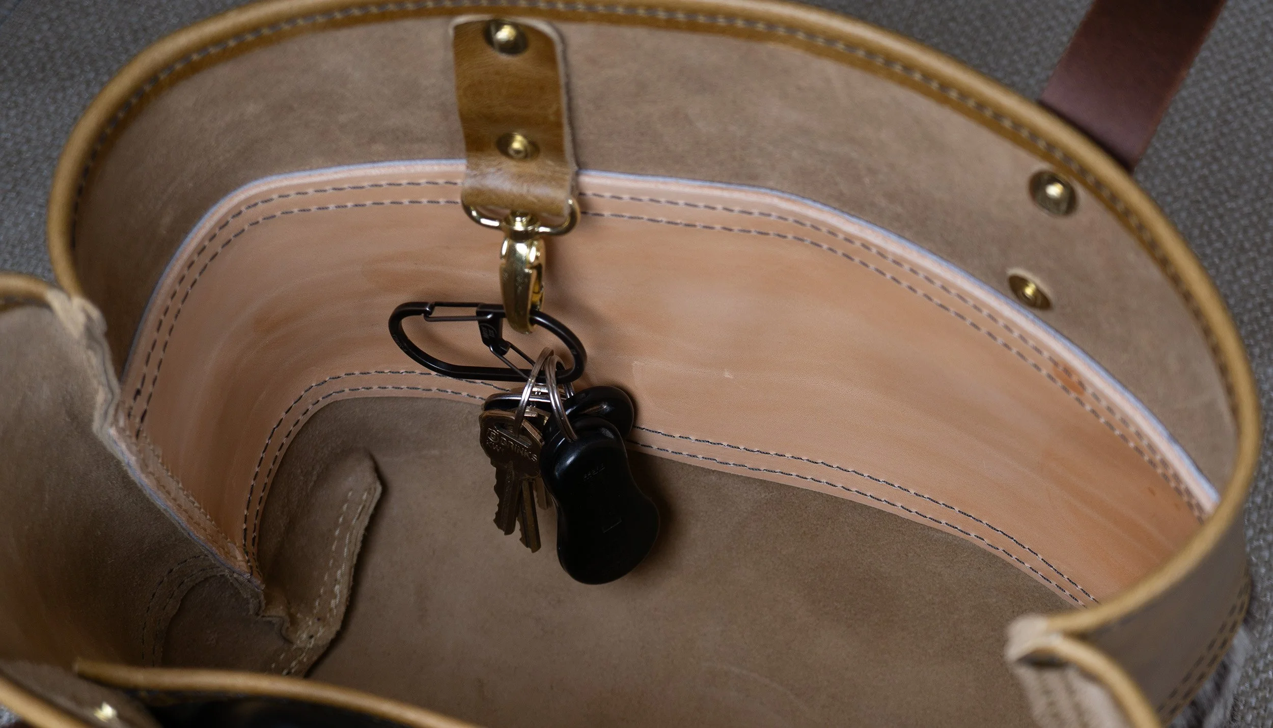 The Everyday Bag - Hair & Water Buffalo Western Crunch Sand Storm Keys.jpg