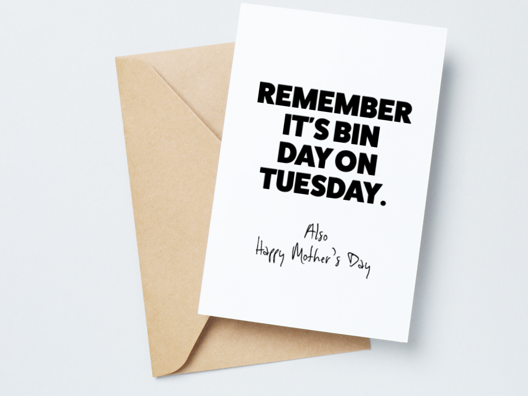 Mum's bin day reminder