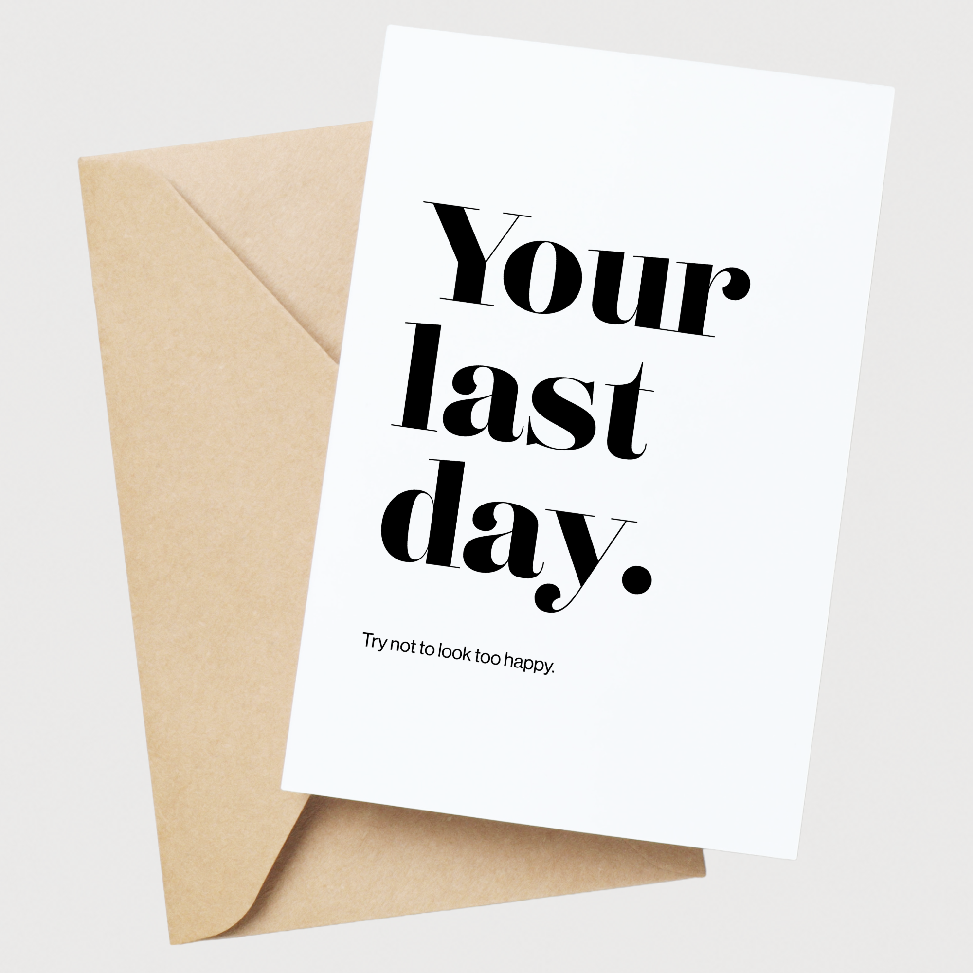 Card and Co Wholesale Card Your Last Day At Work