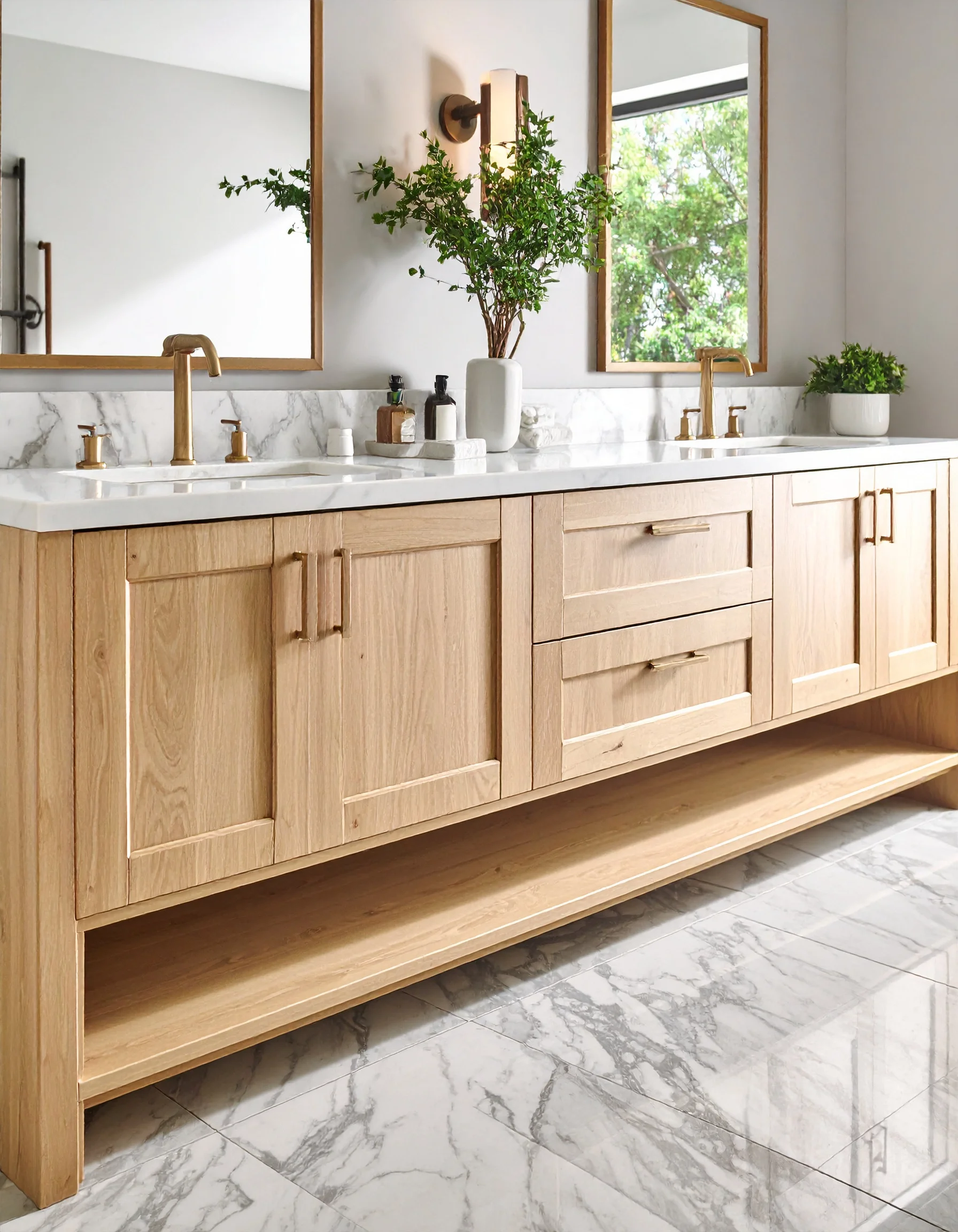 Openshelf White Oak Vanity.webp