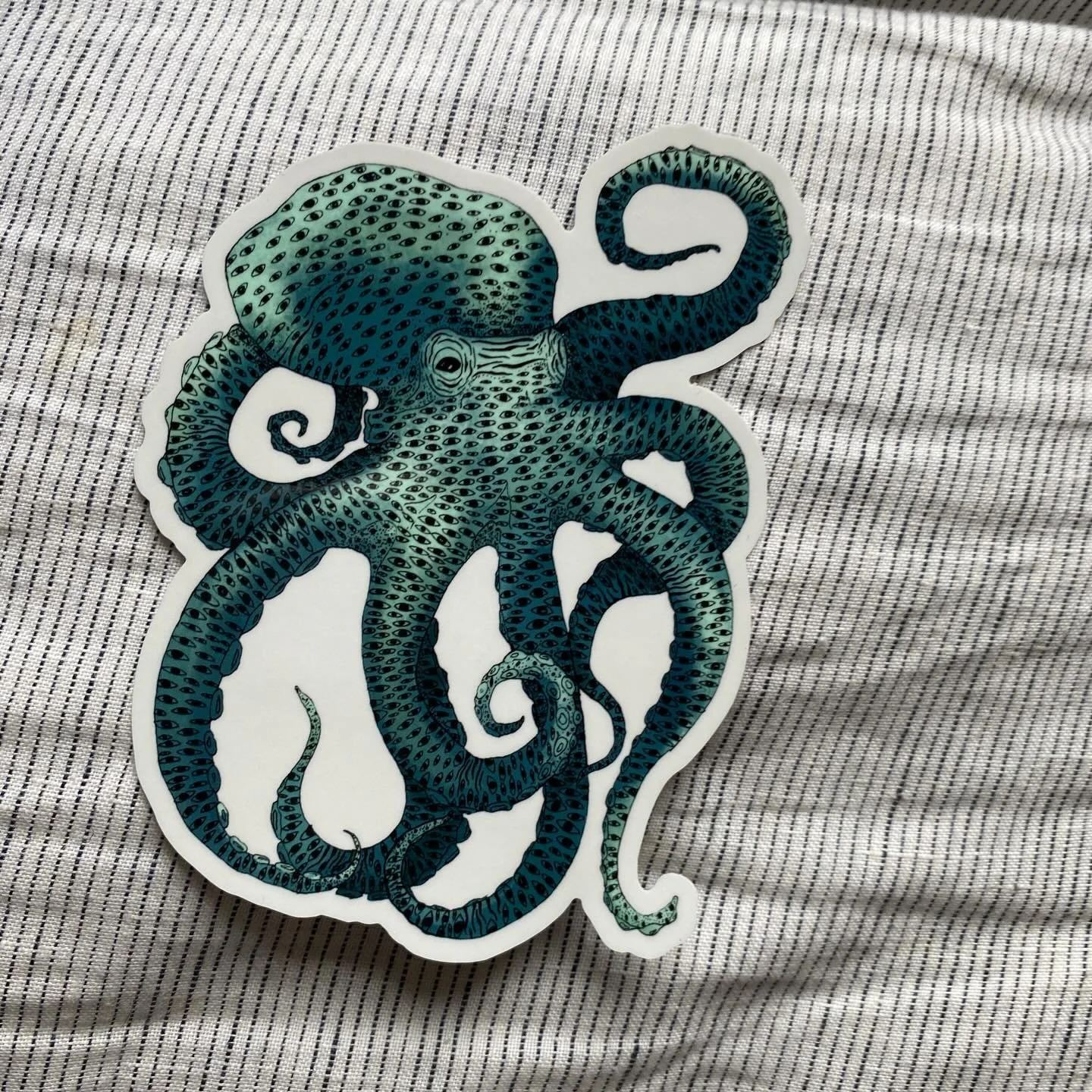 Stickers are here! 🐙 $6 each, let me know if you&rsquo;d like one, I can post if needed!!