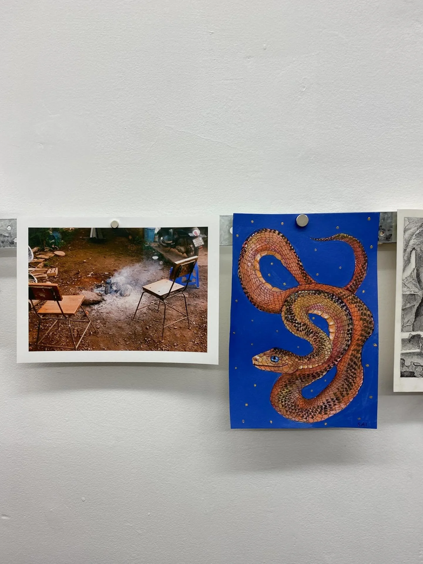 My art amongst so many talented artists @stampgallery_