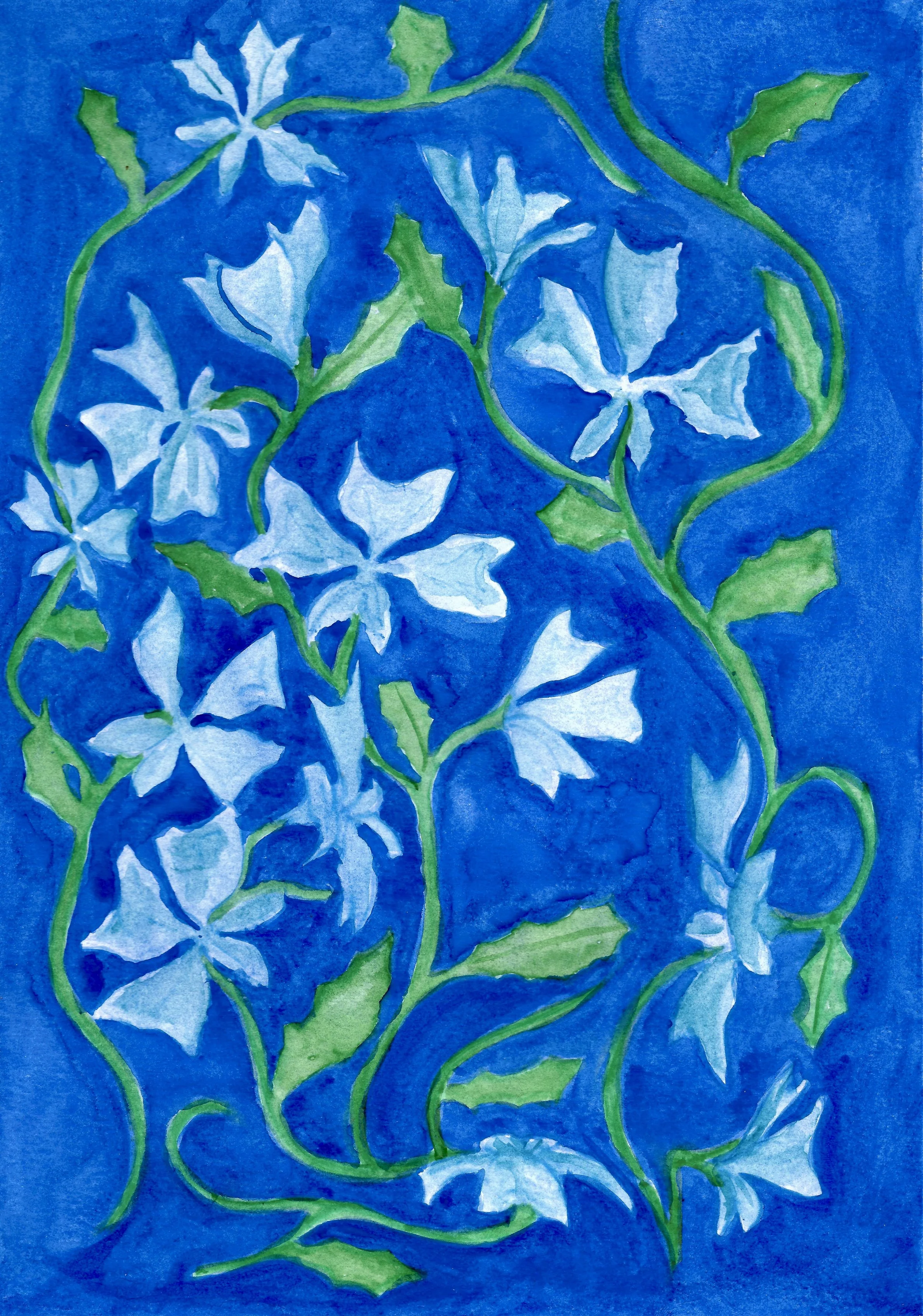 'Entangled' - A4 Watercolour on Paper $225