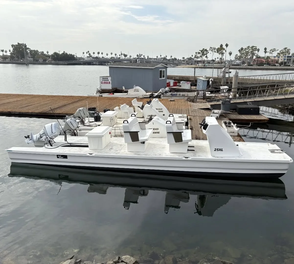 New Coaching Launch!🚤🚣🏻&zwj;♂️

A huge thank-you to Beach Crew Alumni (BCA) and Cal State Long Beach for funding our new coaches/safety launch. Your support directly strengthens our program, enhances safety, and elevates the daily training environ