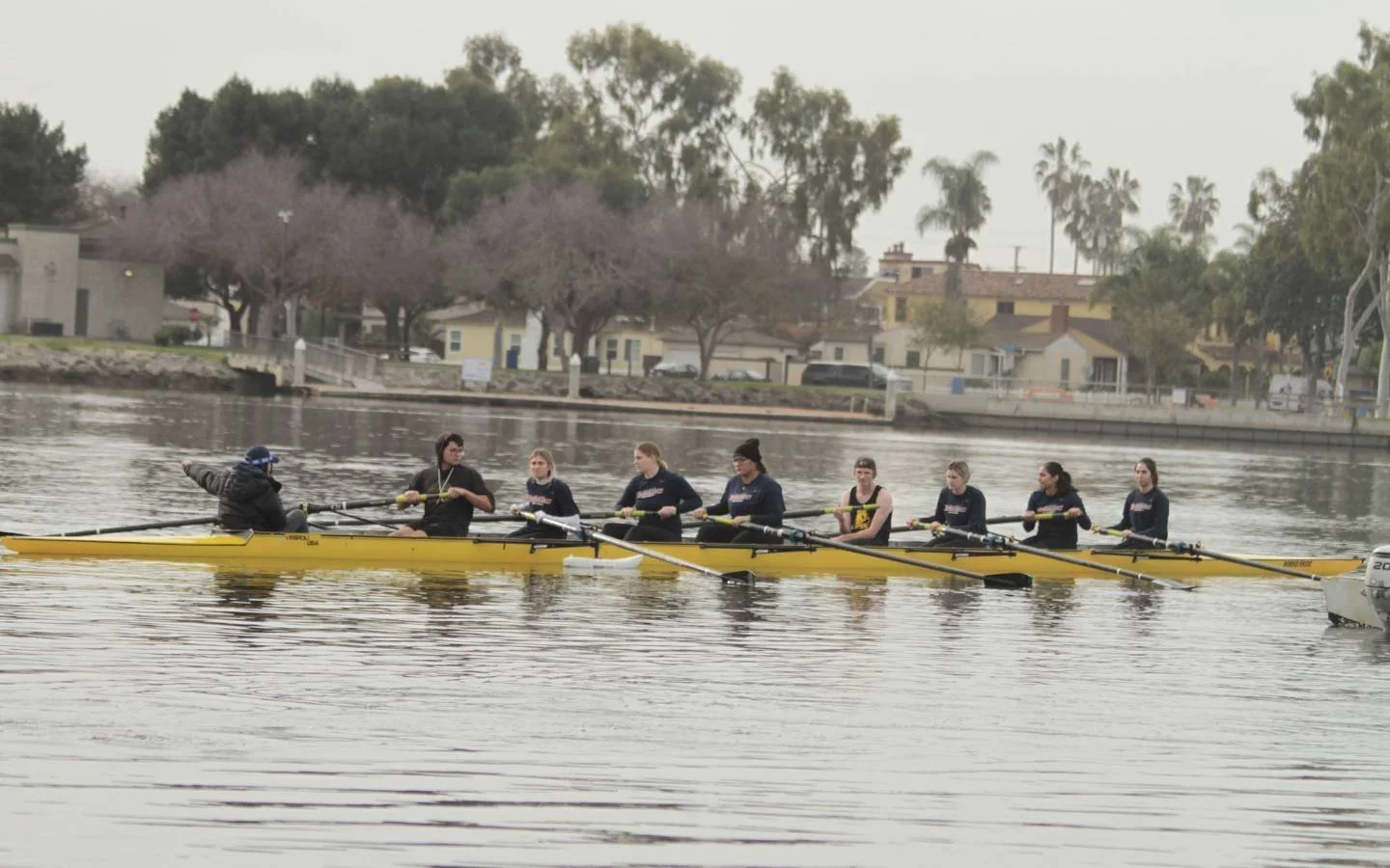 The CSUF Softball Team Learns to Row