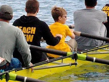 Friends and Family Learn to Row