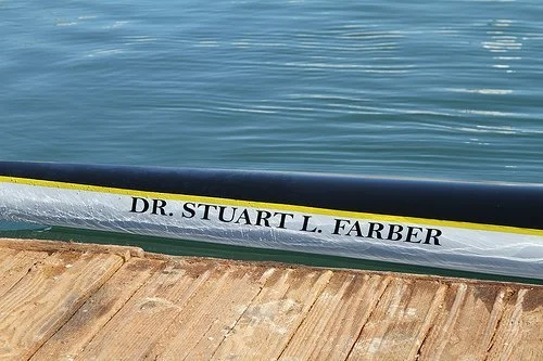 Beach Crew Christens the "Dr. Stuart L. Farber" Racing Shell