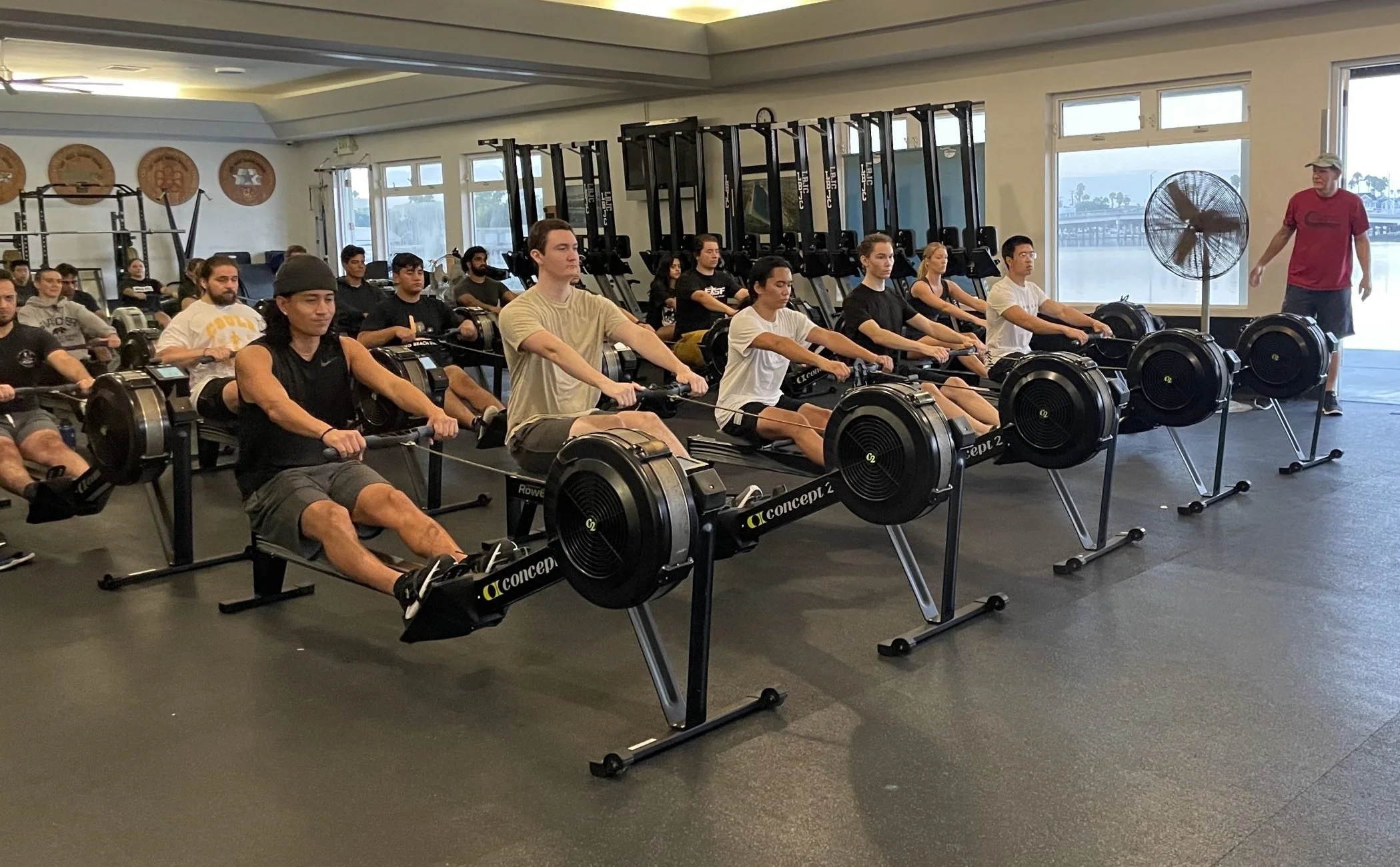 Novices on the ergs.