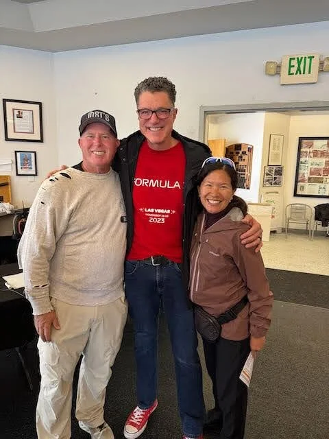 L to R: Jim Long, Frank Luongo, Karol Wong
