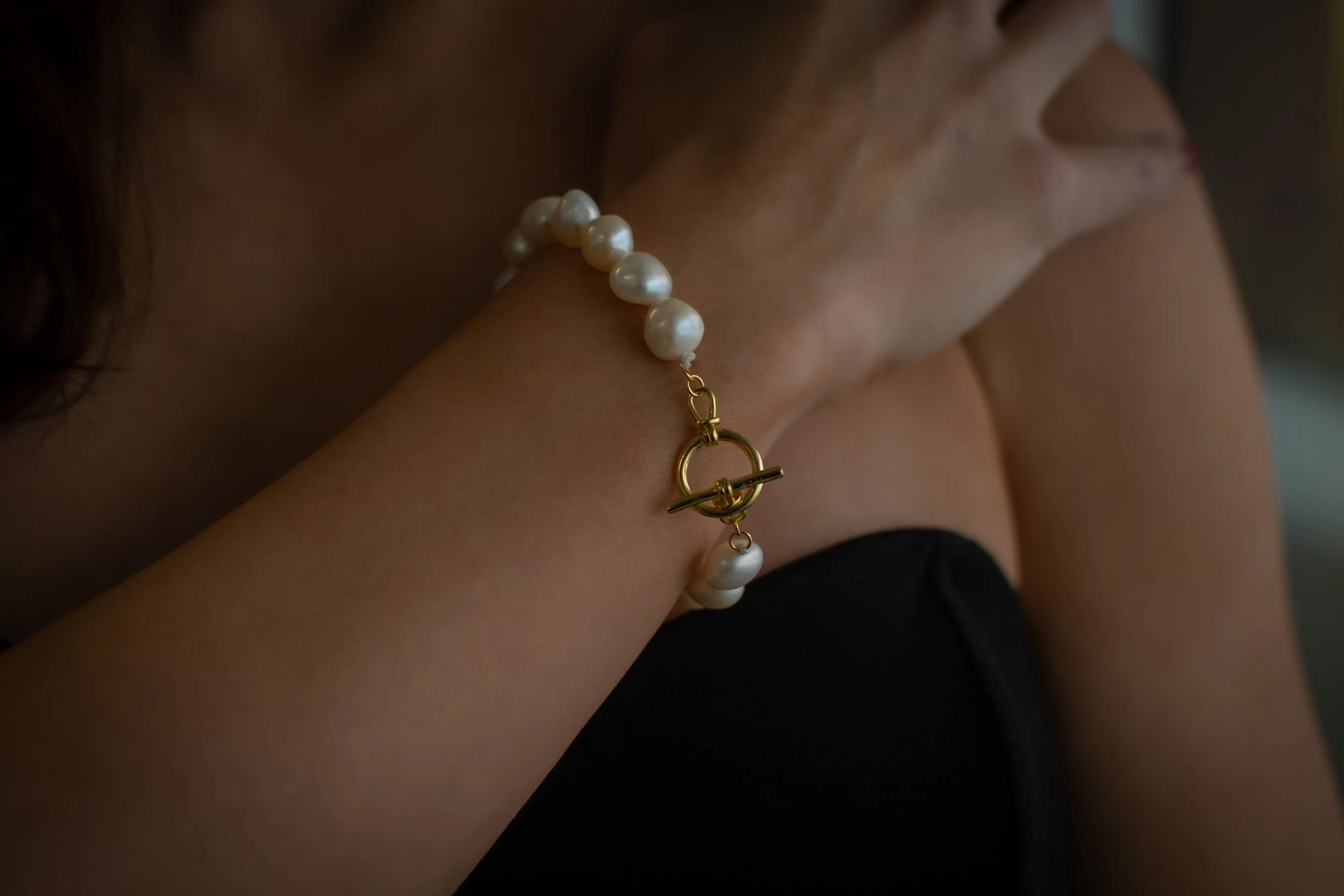 Waterproof bracelet from Vienna Studio, a Calgary jewelry boutique specializing in elegant everyday jewelry.