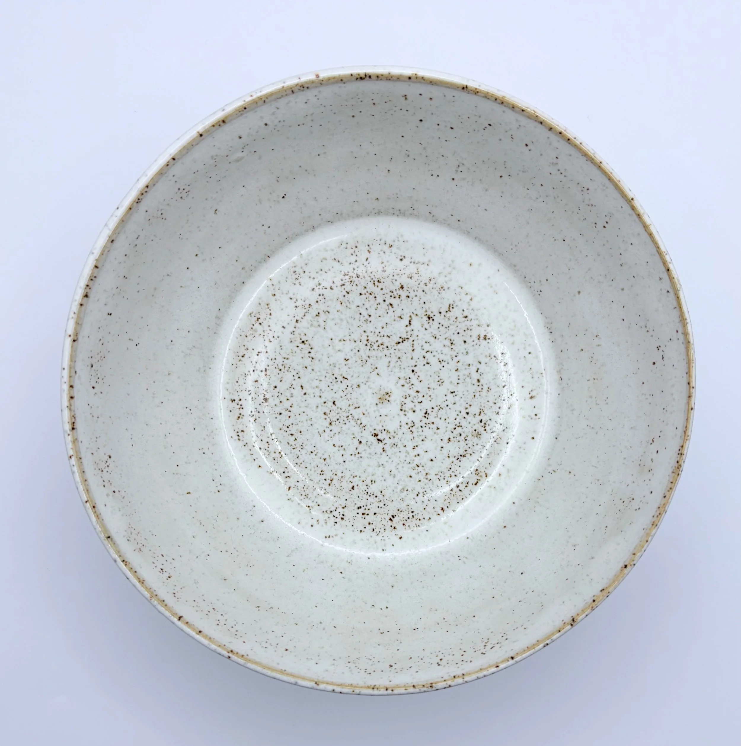 White speckled bowl