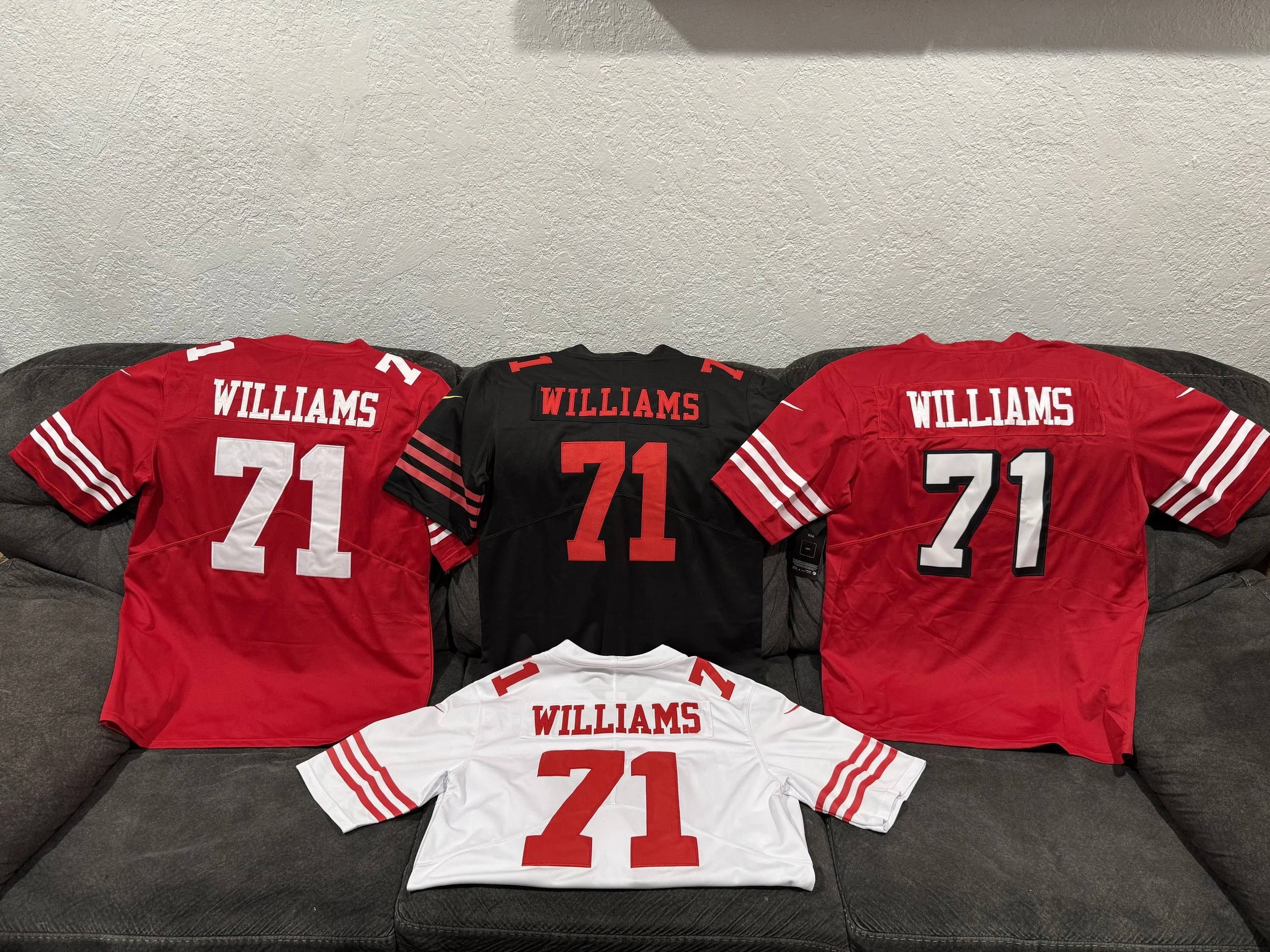 Trent Williams 49ers jerseys

Men sizes only!