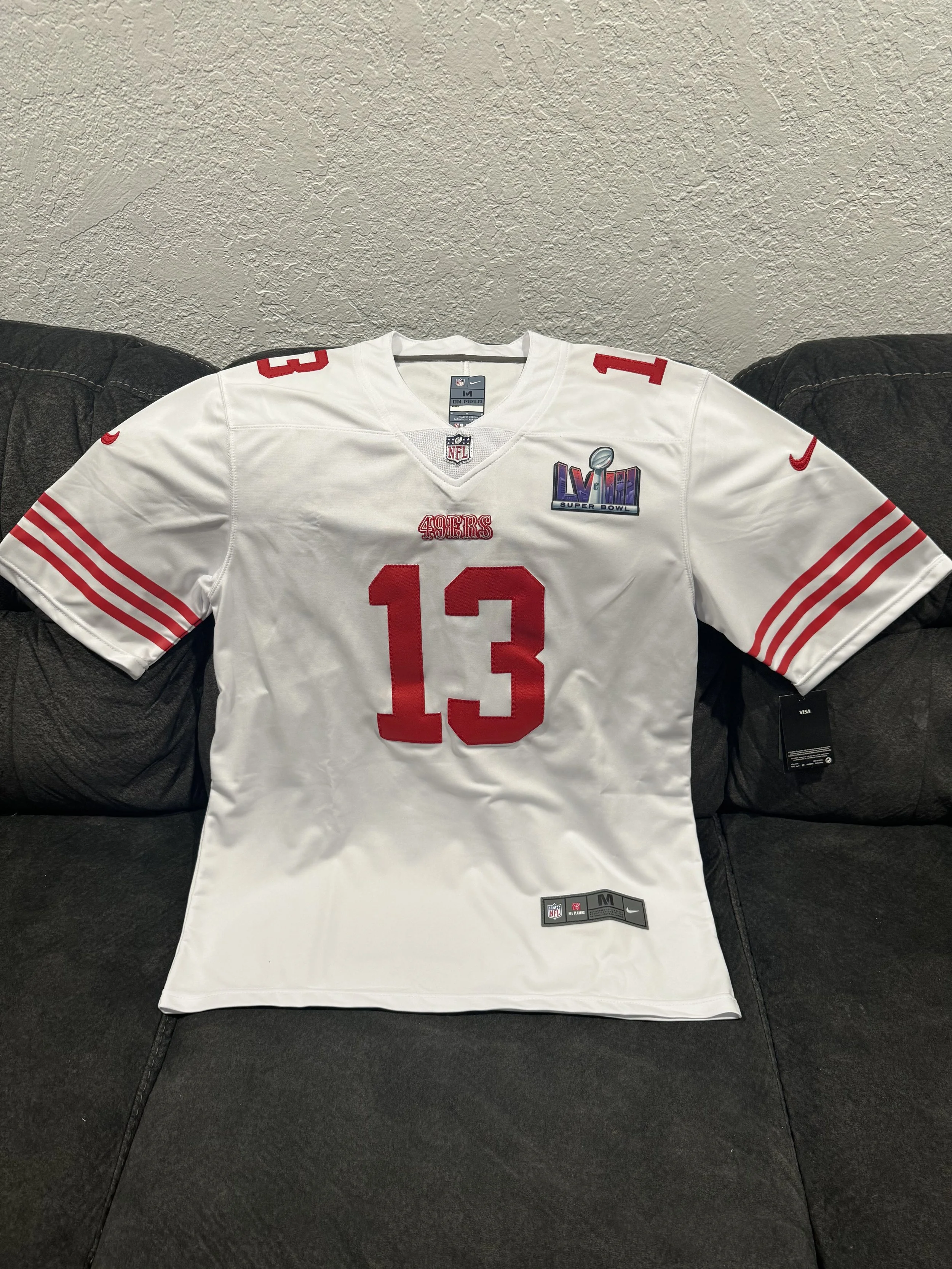 Brock Purdy Super Bowl 58 jersey