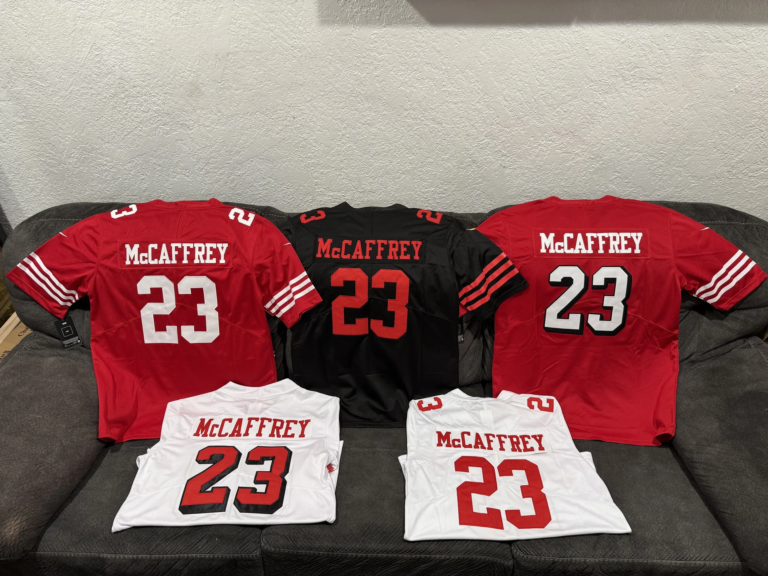 Christian McCaffrey 49ers jerseys

Men, Women & Kid sizes available