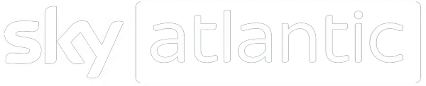 Sky Atlantic logo with white text on a black background.