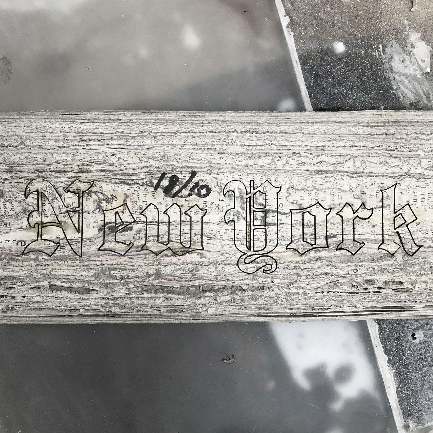 NEW YORK TIMES   - NEWSPAPER WOOD