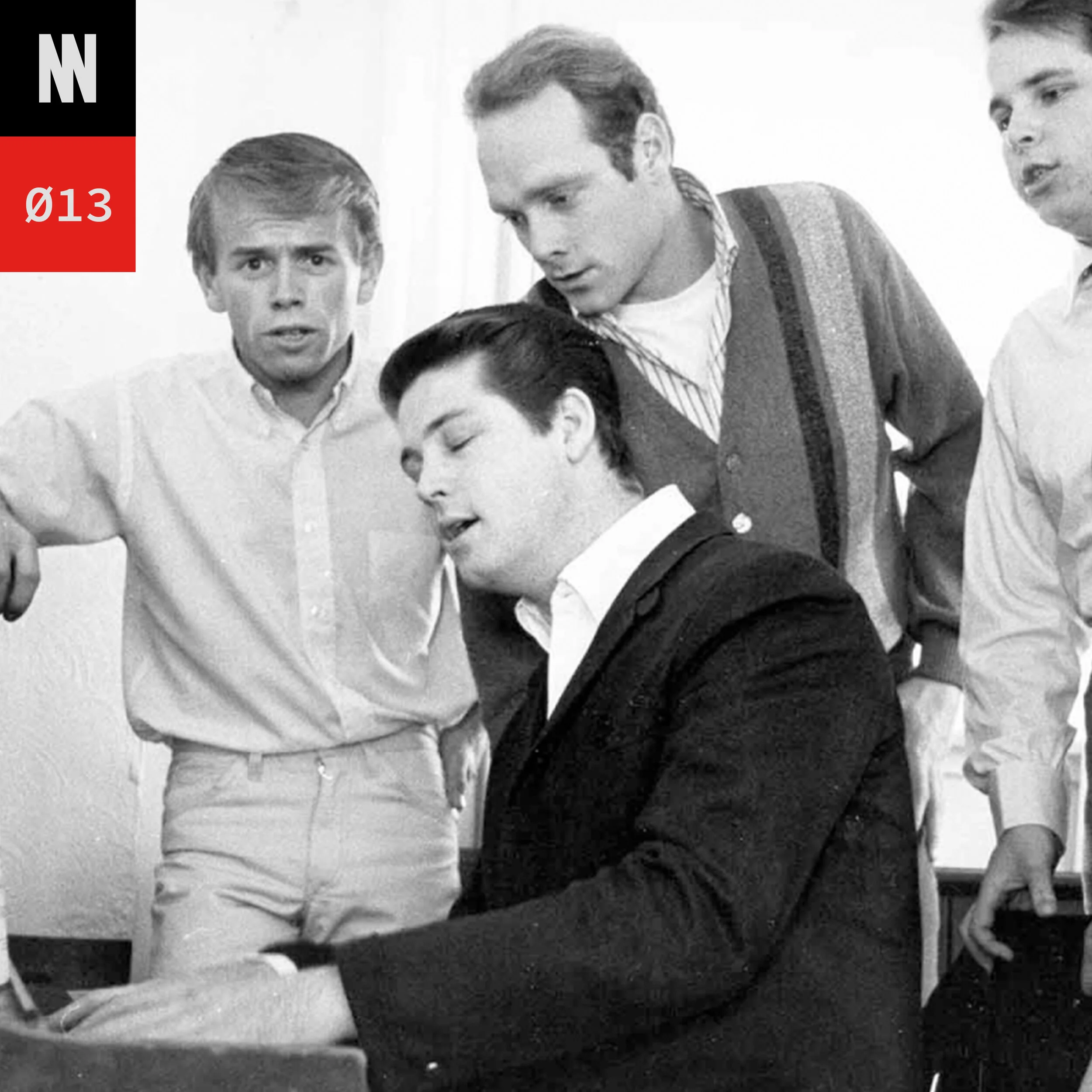 On the cover:  The Beach Boys