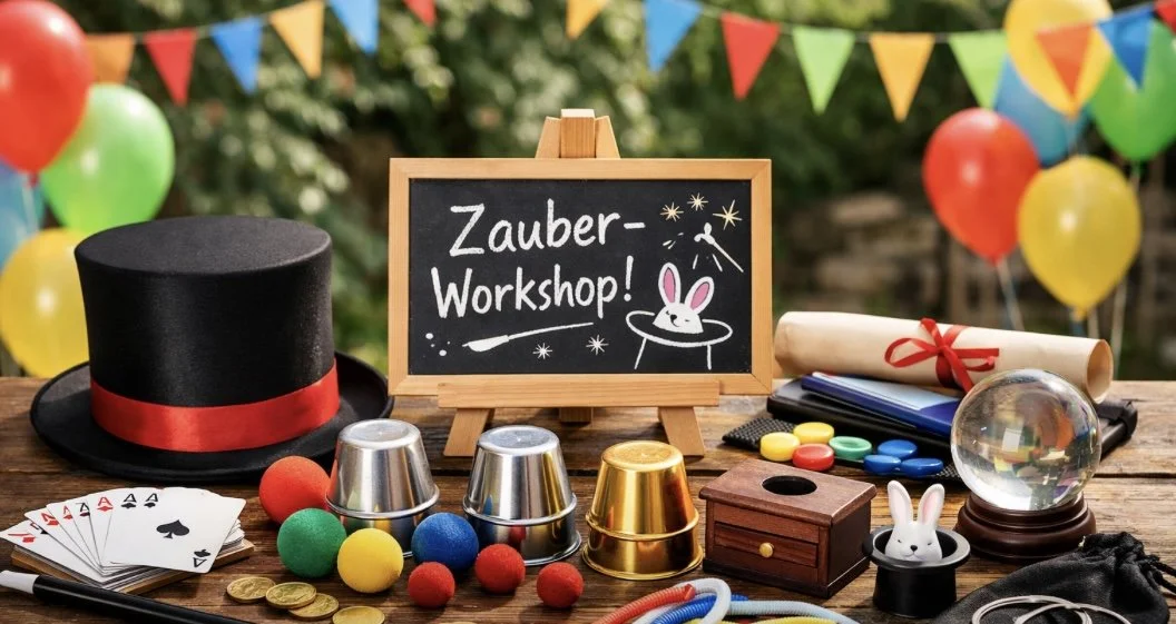 Zauberworkshops für Kindergeburtstage  – Magie zum Mitmachen