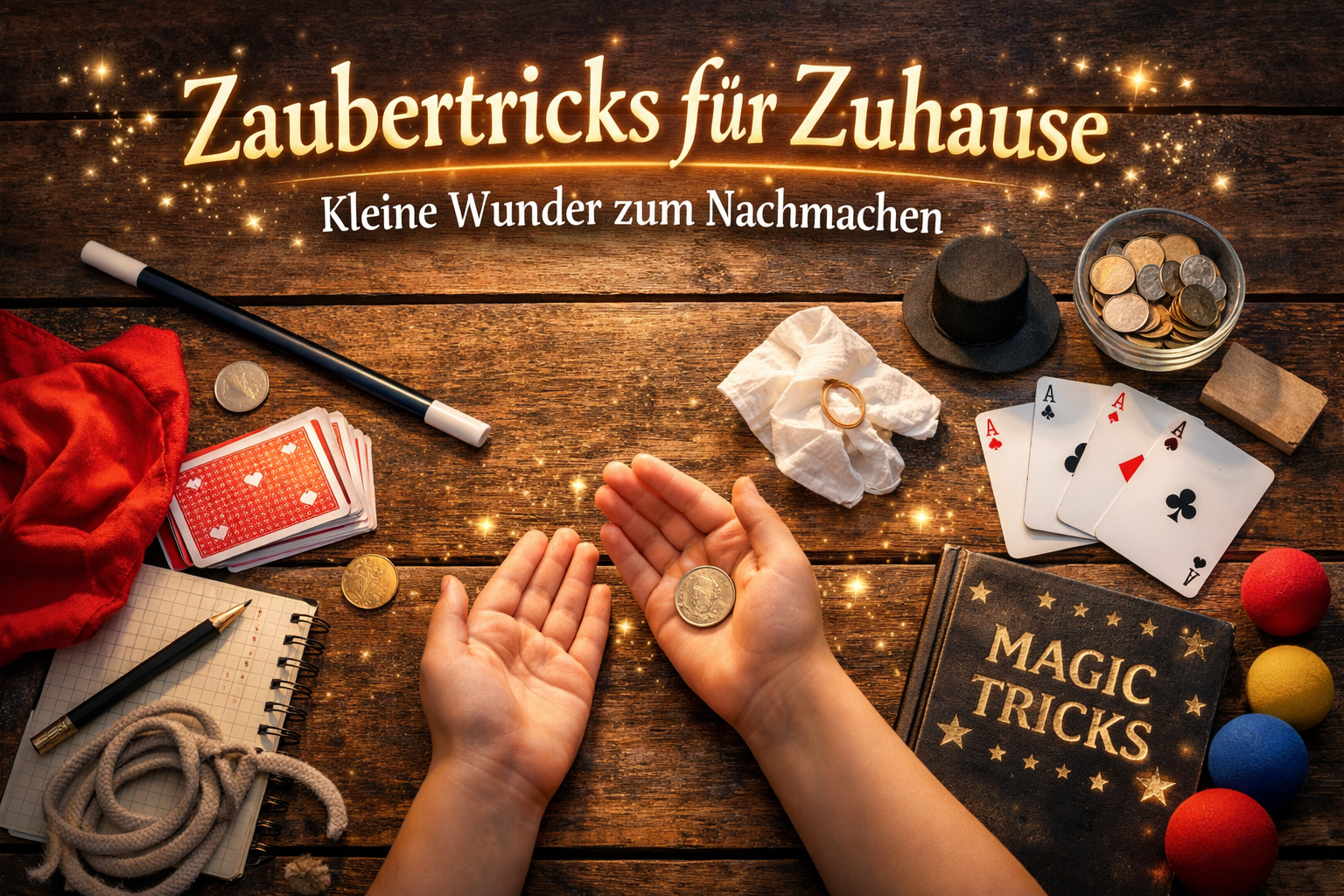 Zaubertricks für Zuhause – Kleine Wunder zum Nachmachen