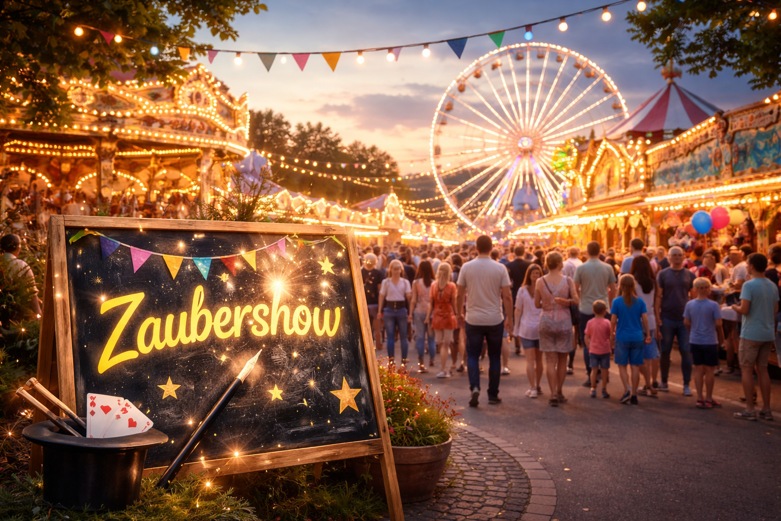 Zauberer auf Volksfesten  – Magie, die Menschen verbindet