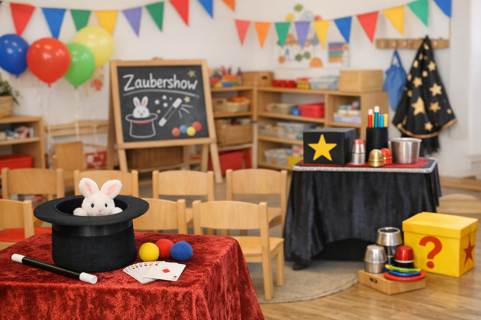Zauberer im Kinderhort  – Magische Erlebnisse für kleine Entdecker