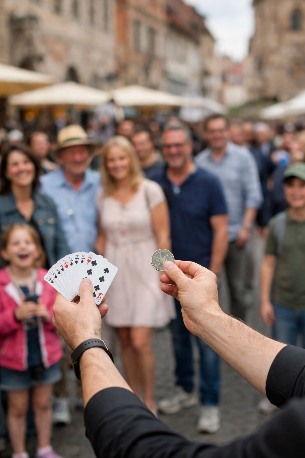 Straßenzaubererei: Magie hautnah für jedes Event