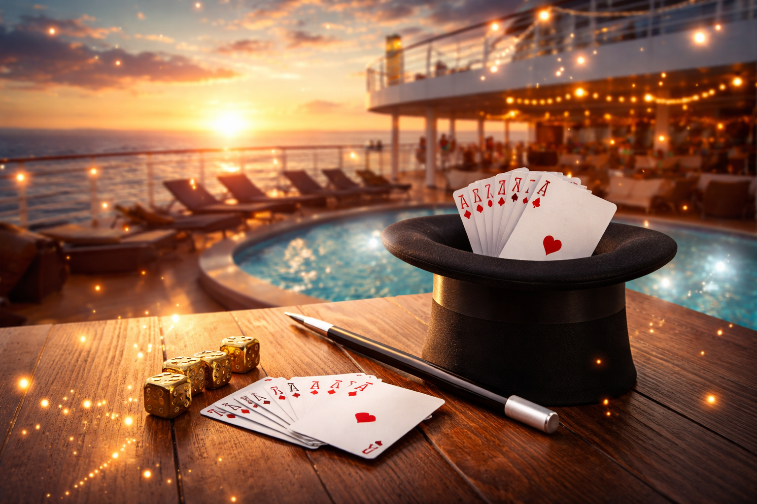 Magie auf Kreuzfahrtschiff en