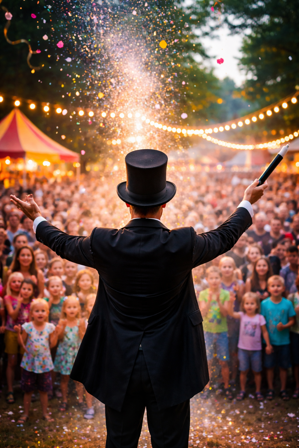 Magische Shows auf Stadtfesten erleben